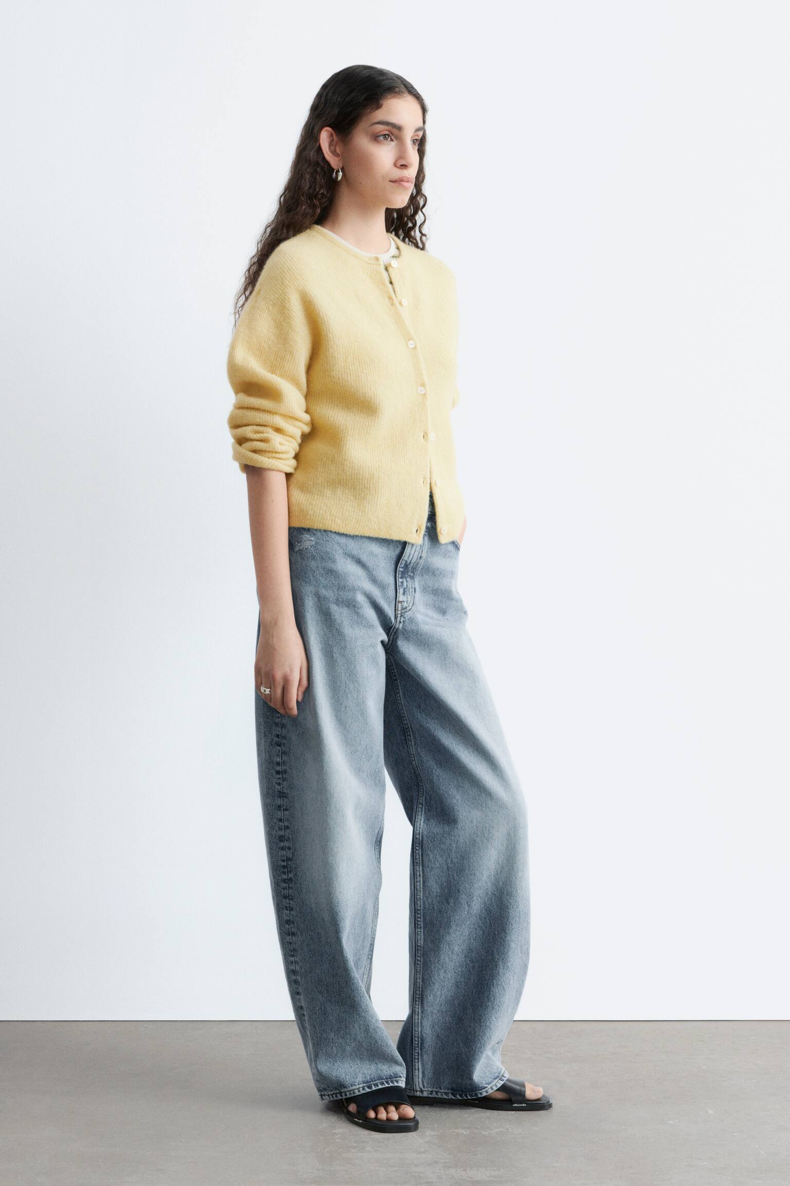 Alpaca-Blend Knitted Cardigan - 6