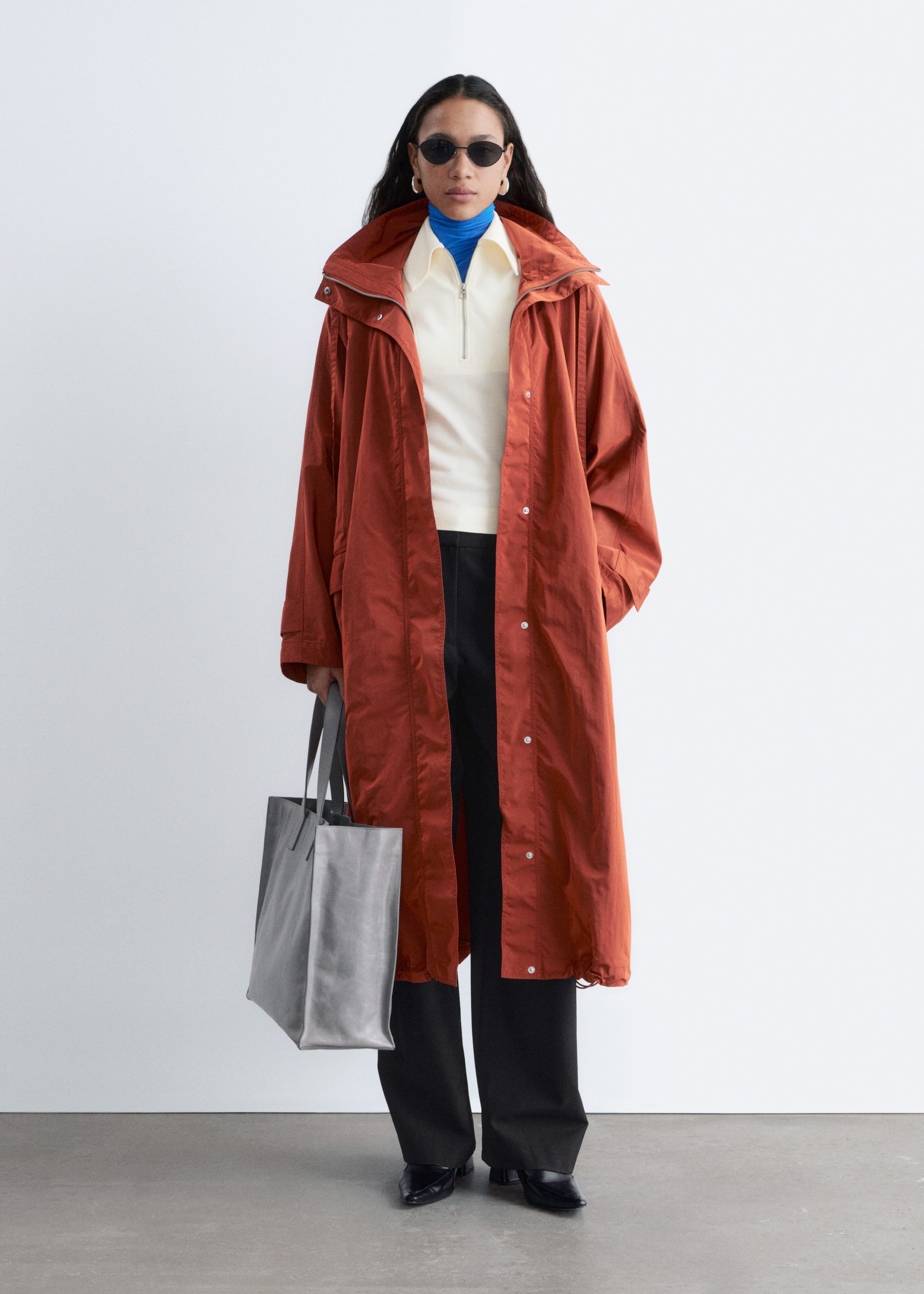 Image of Technical Nylon Hooded Parka