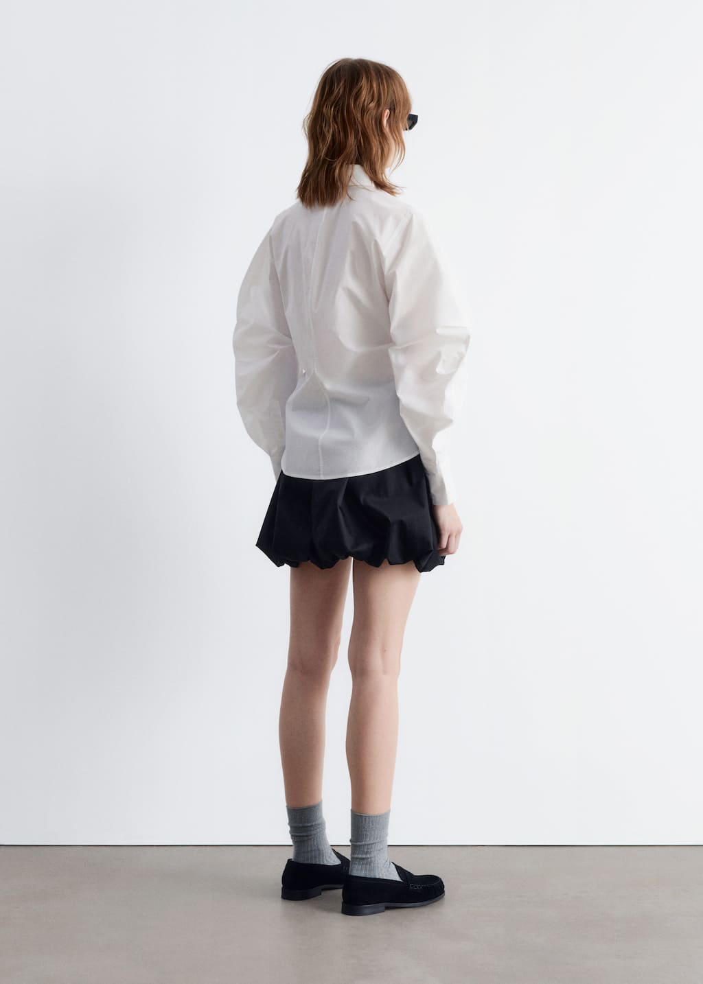Image of Asymmetrical Cotton Shirt