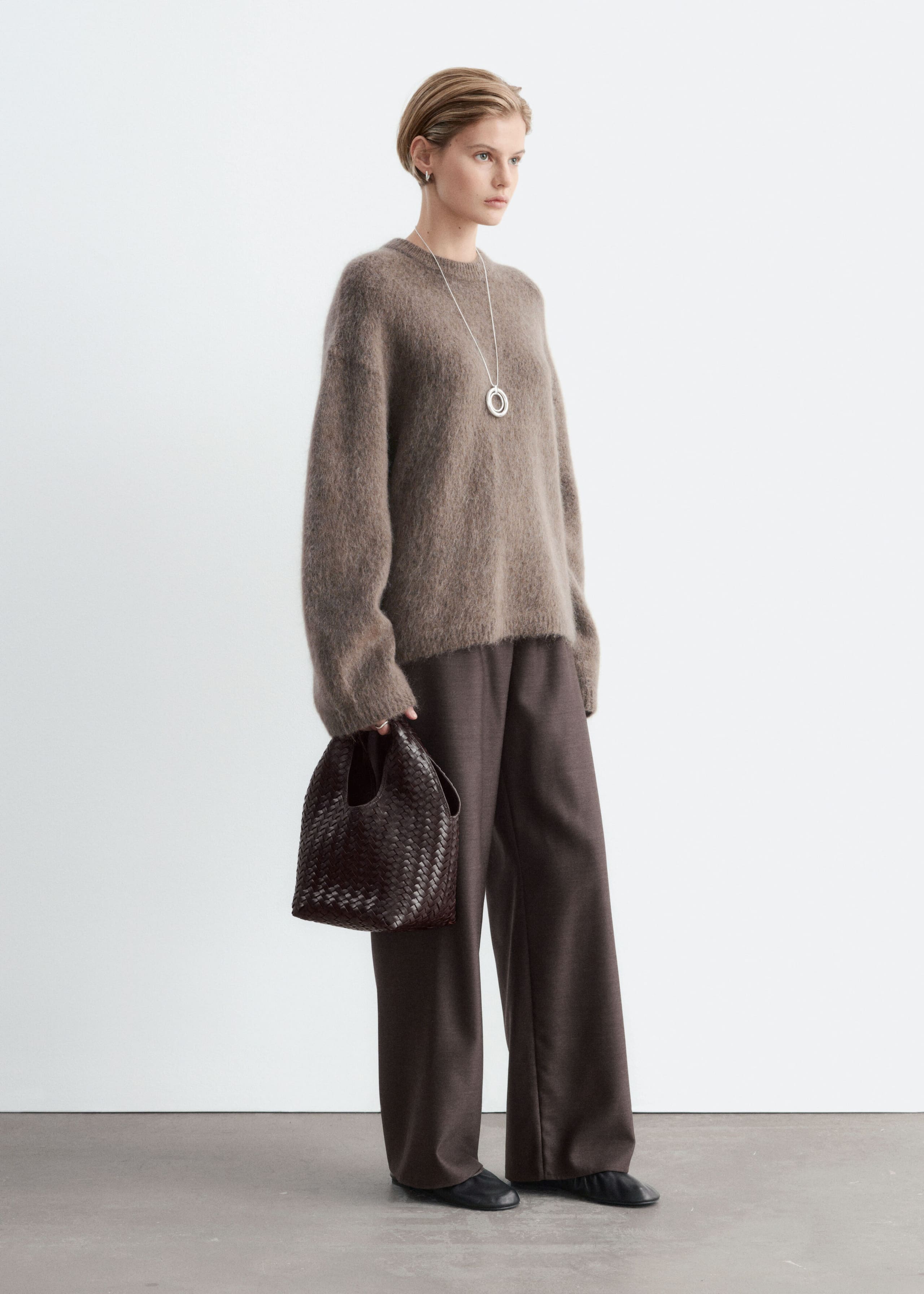 Mohair-Blend Jumper - Mole - Lookbook