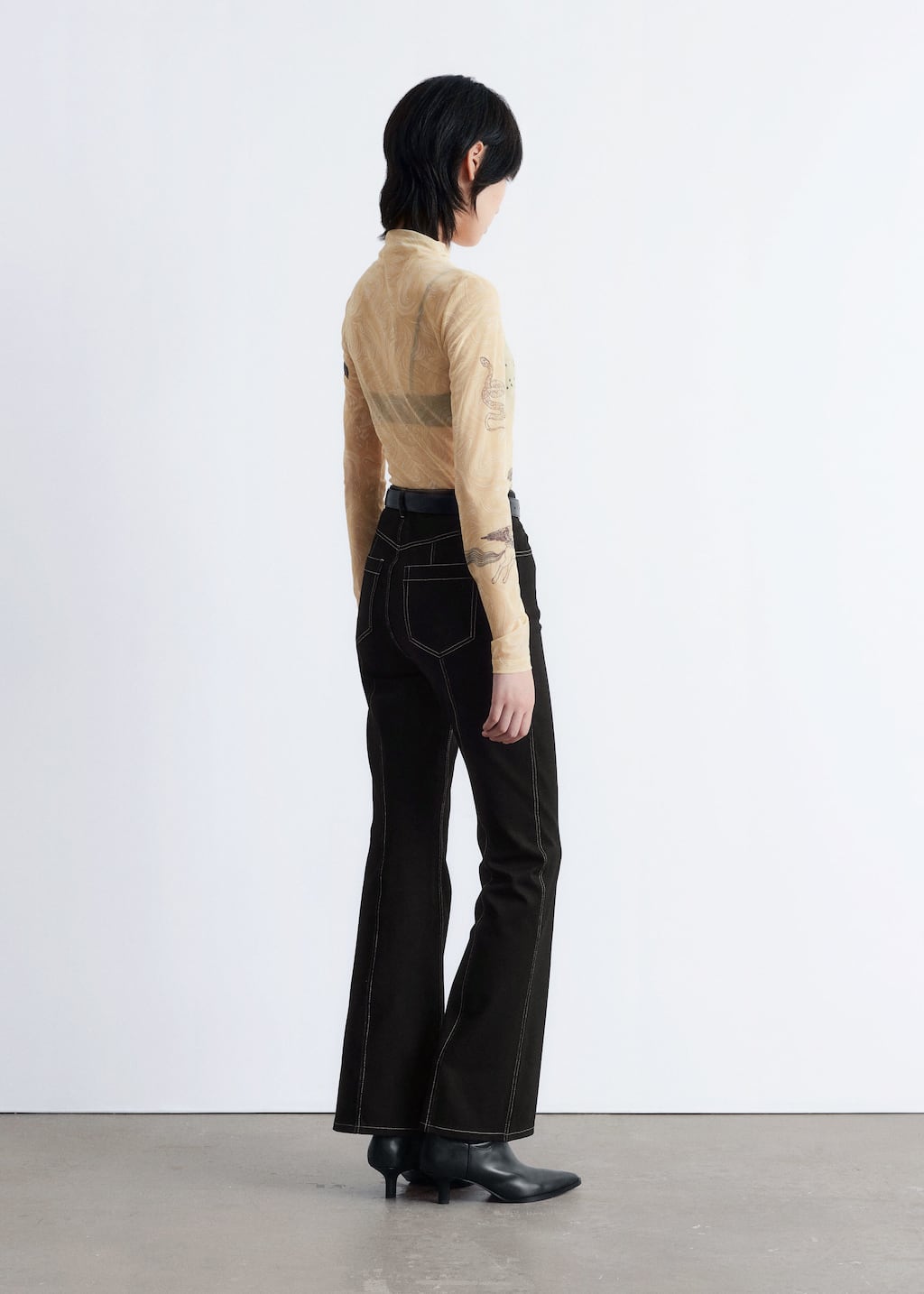Image of Mock-Neck Top