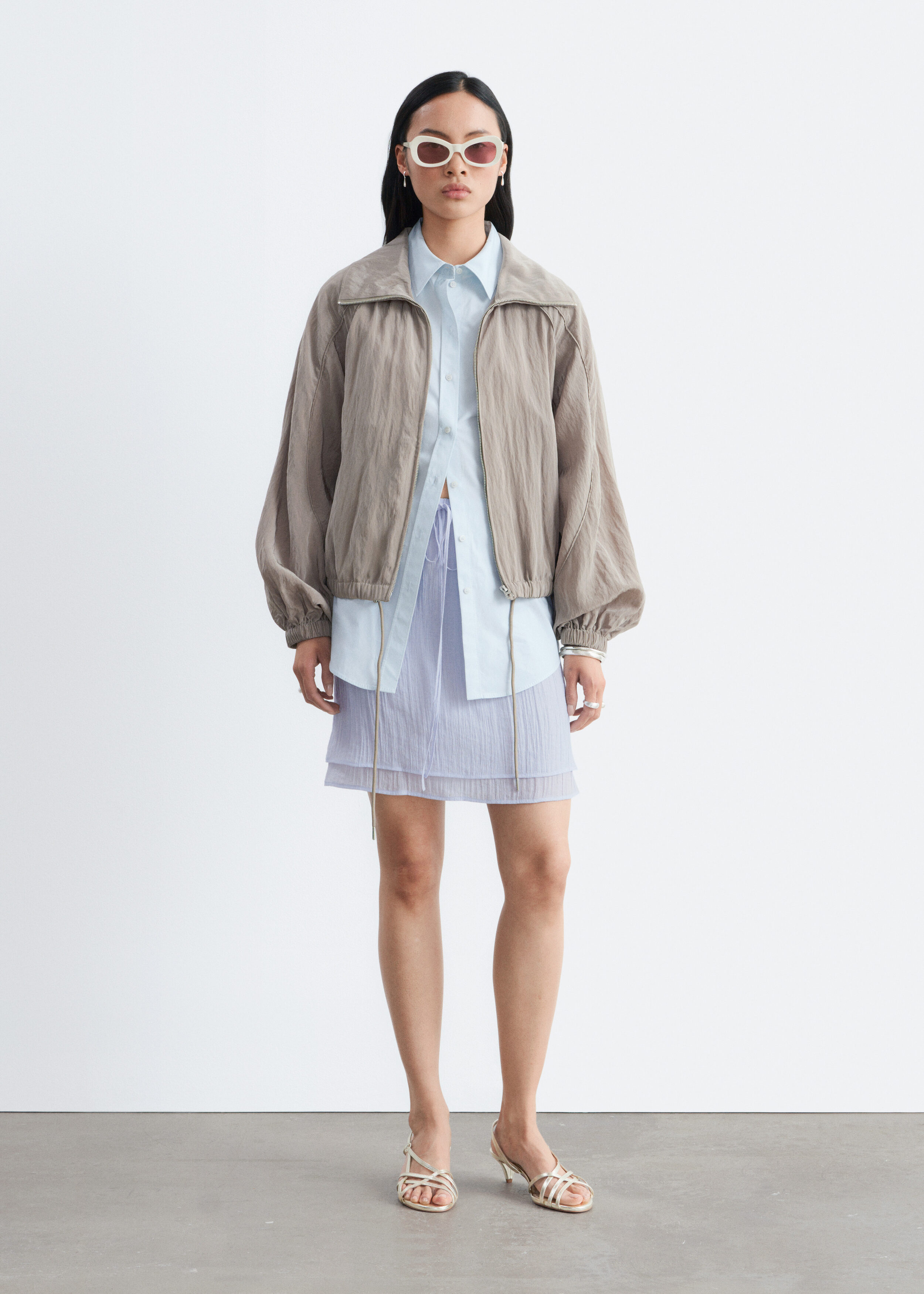 Layered Mini Skirt