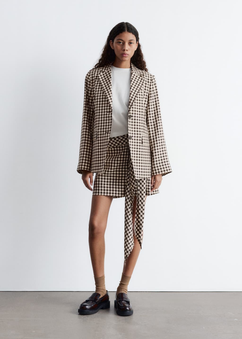 Image of Blazer à carreaux