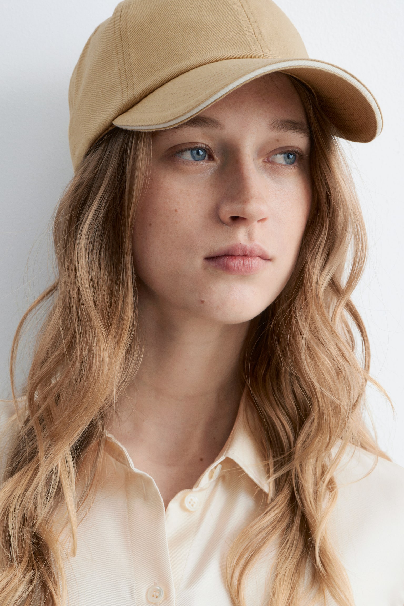 כובע בייסבול עשוי טוויל-כותנה - צהוב/Khaki Green/תכלת - 1