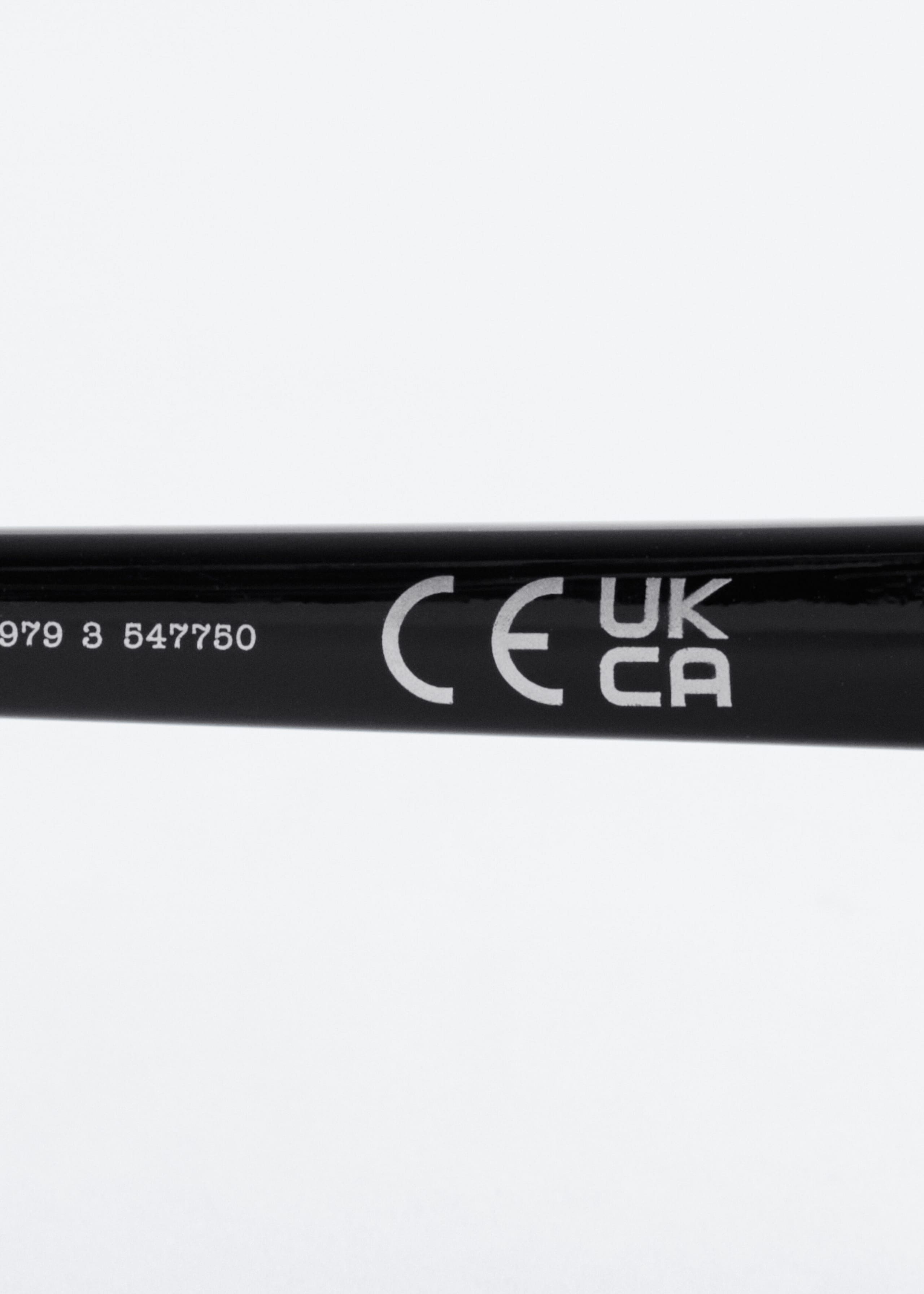 Image of Slim Oval-Frame Sunglasses