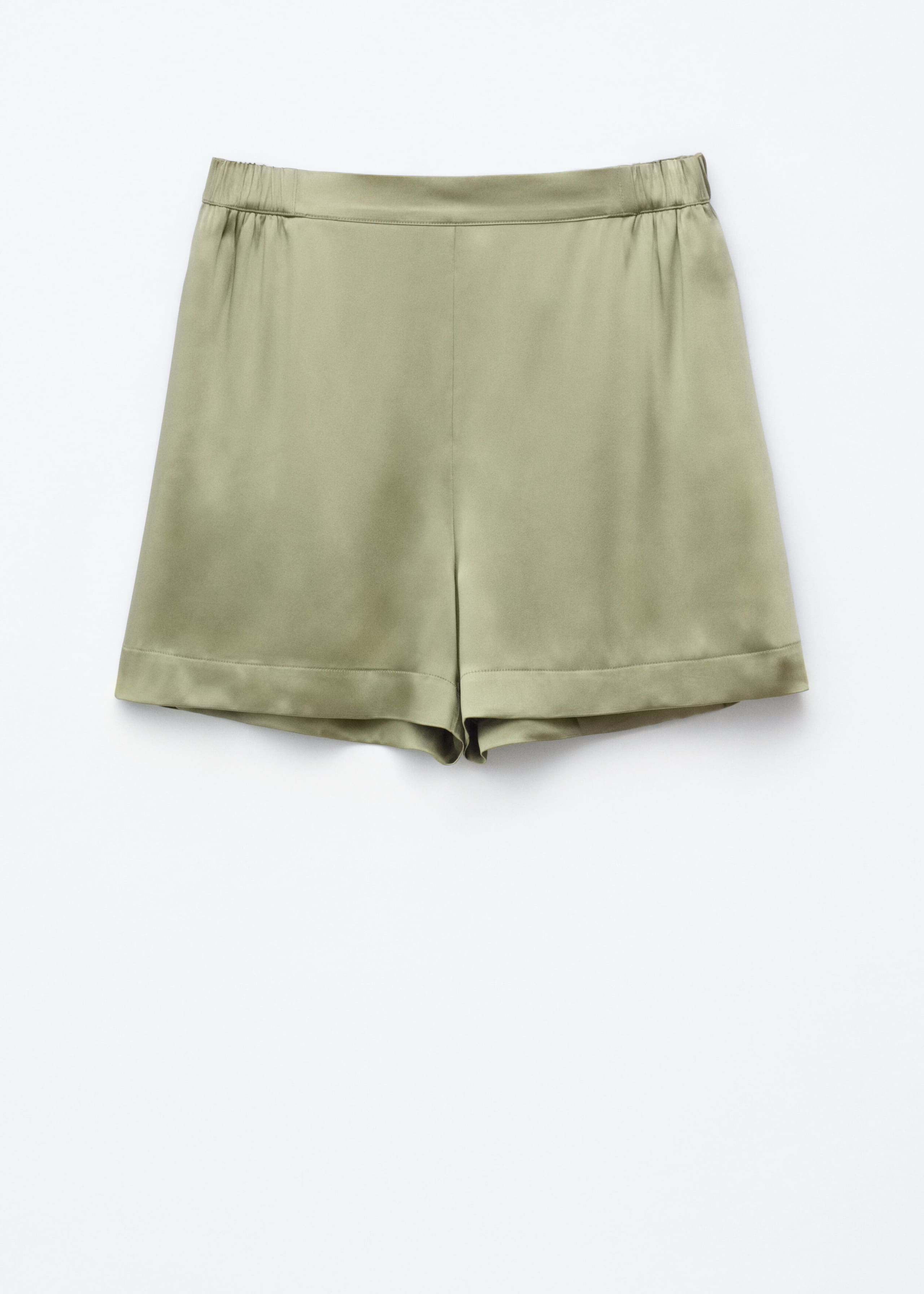Image of Satin Pull-On Shorts