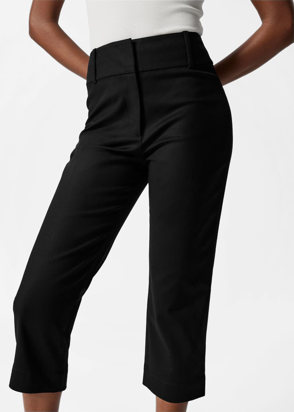 Pantaloni Capri - Nero - Lookbook