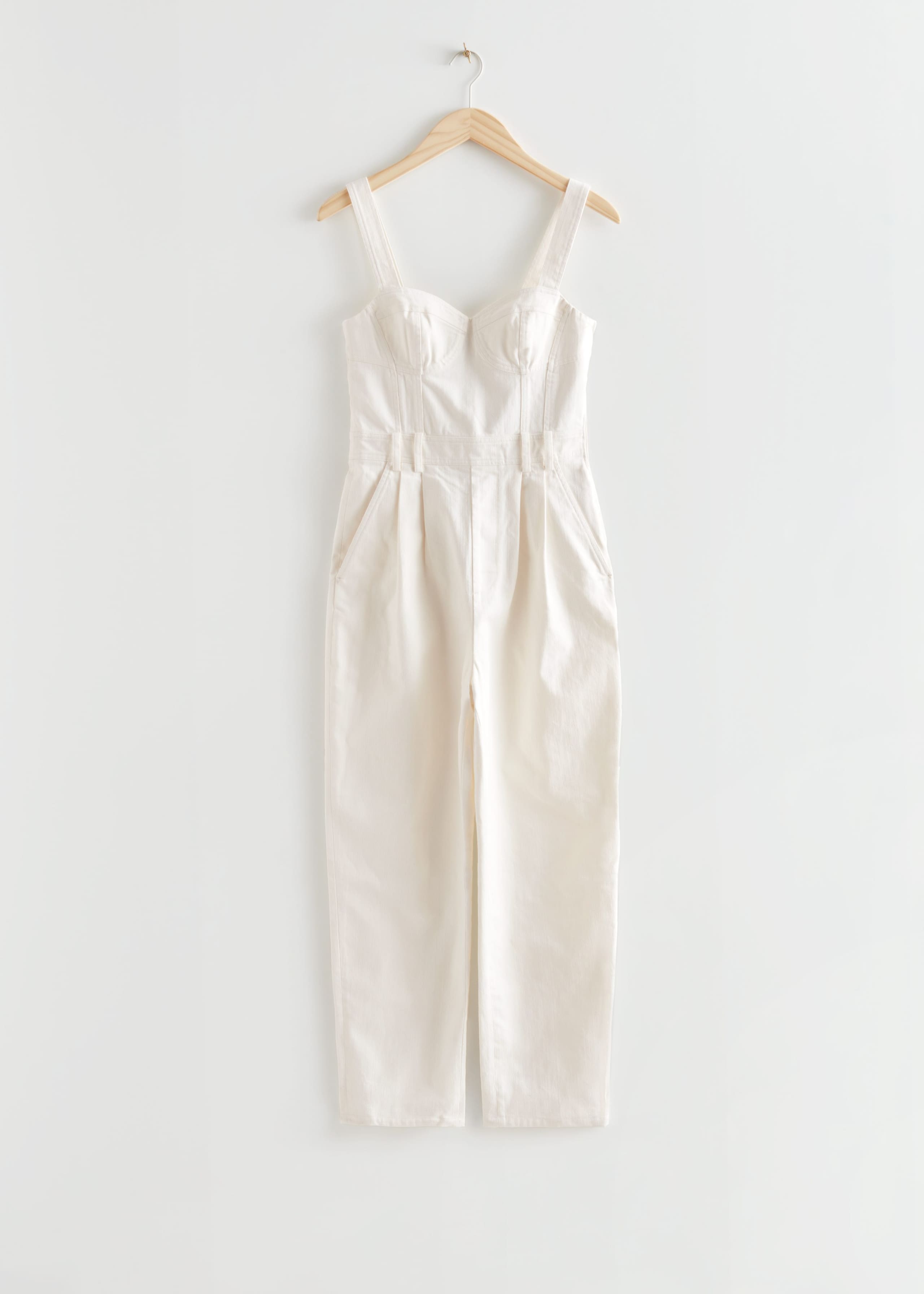 Sleeveless Bustier Jumpsuit