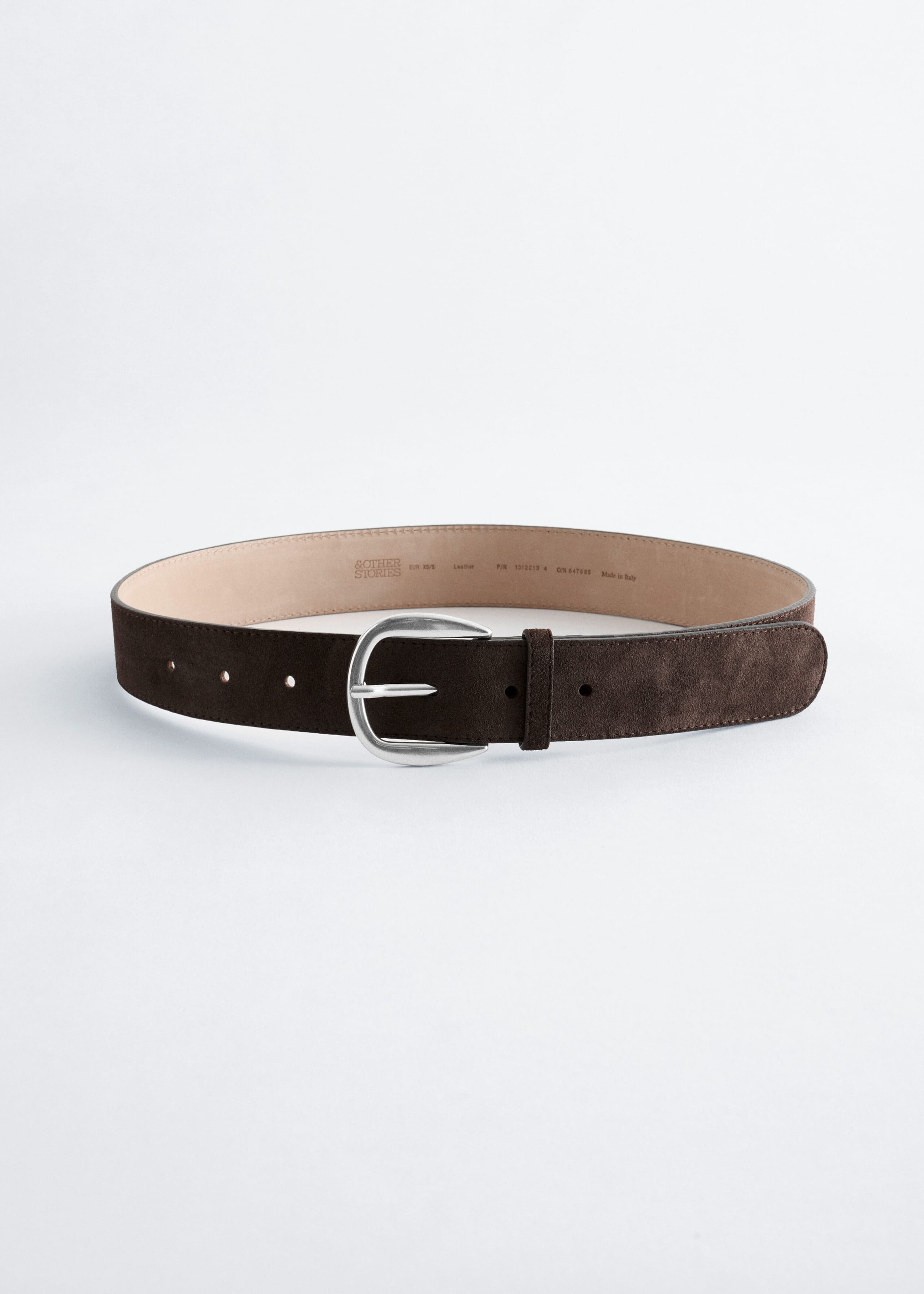 Leather Belt - Dark Brown - Still Life