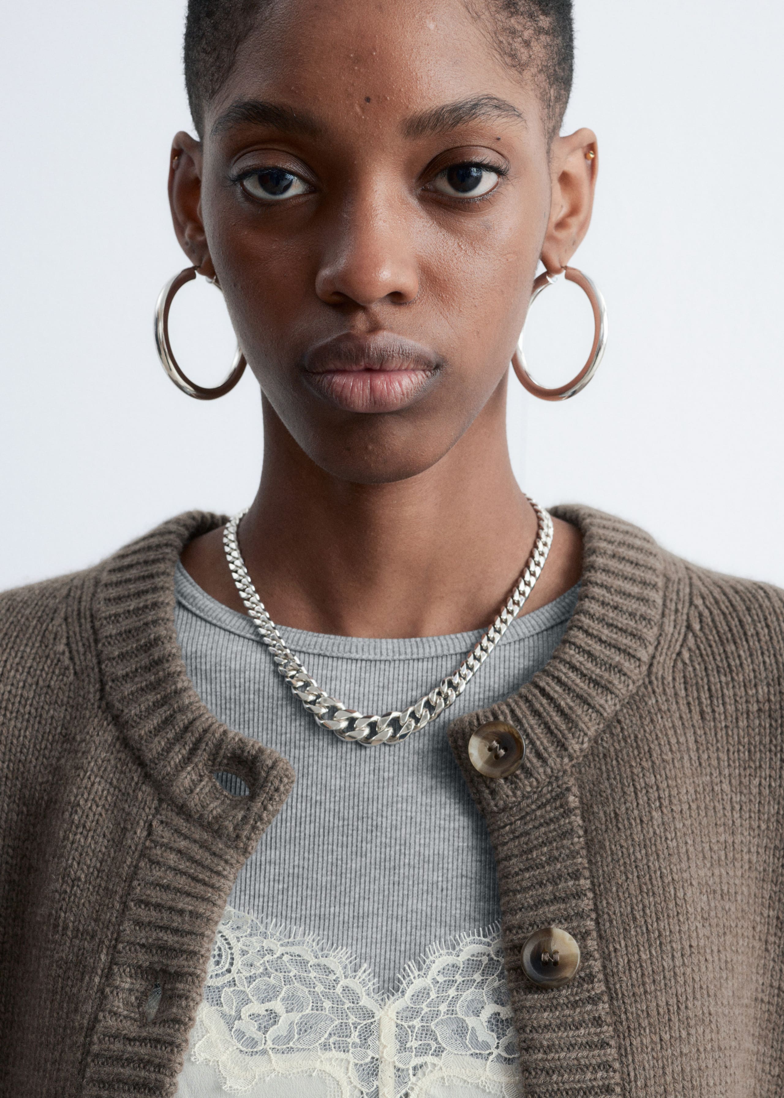 Image of Cashmere-Blend Cardigan
