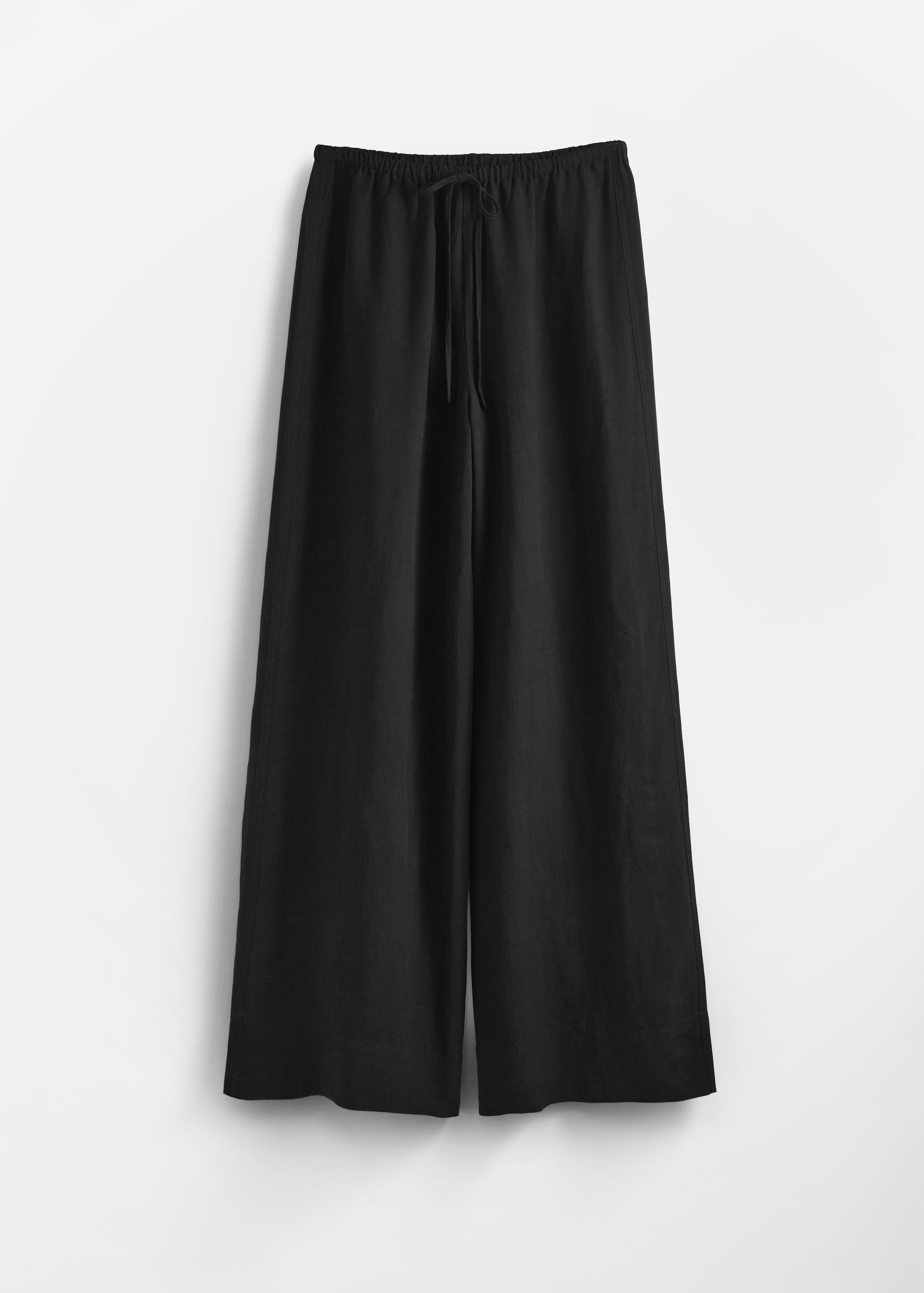 Visualizza immagine più grande: Pantaloni dalla vestibilità rilassata con coulisse - Nero - DONNA | H&M IT 5
