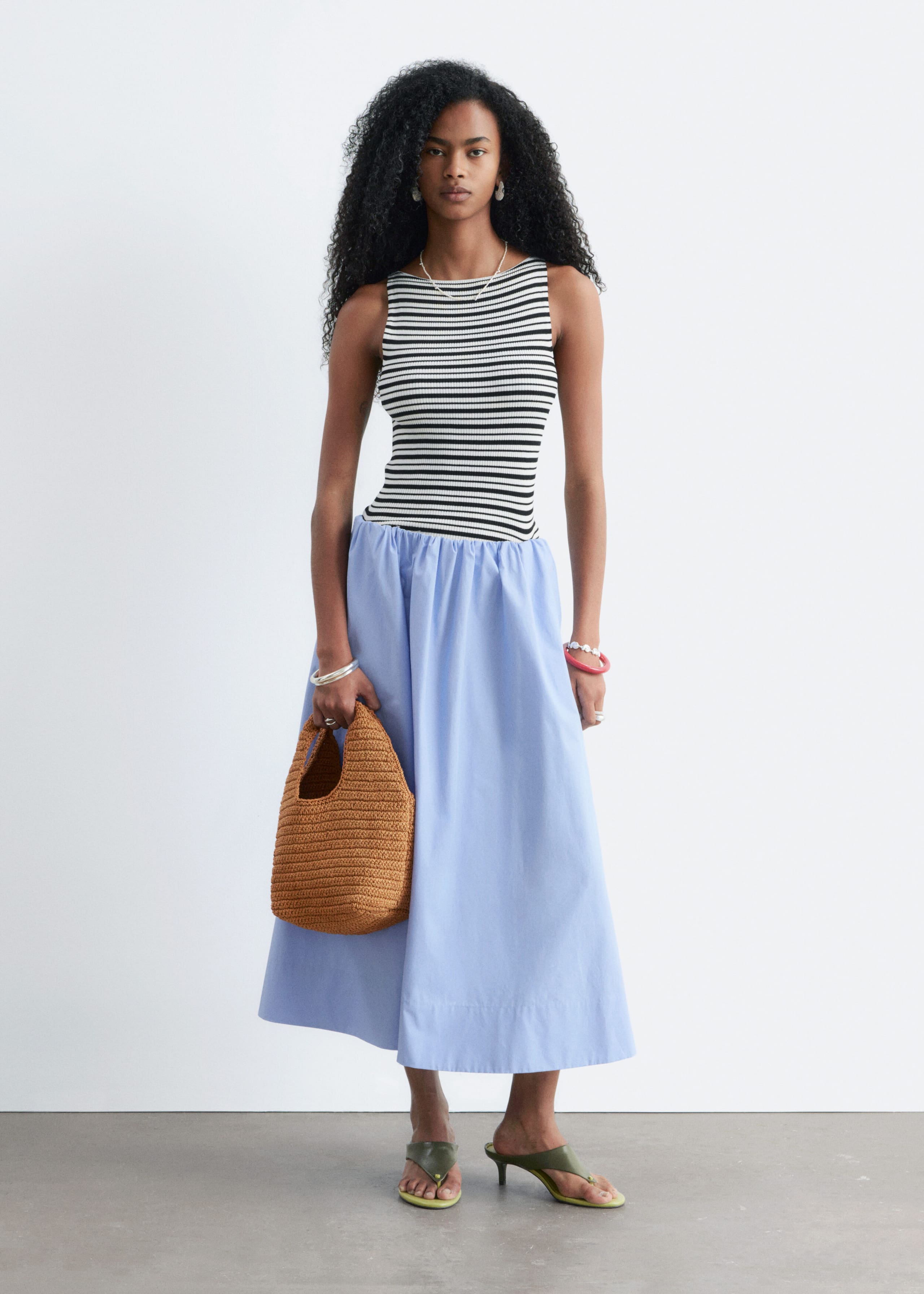 Rib-Knit Tank Top - Chartreuse - Lookbook