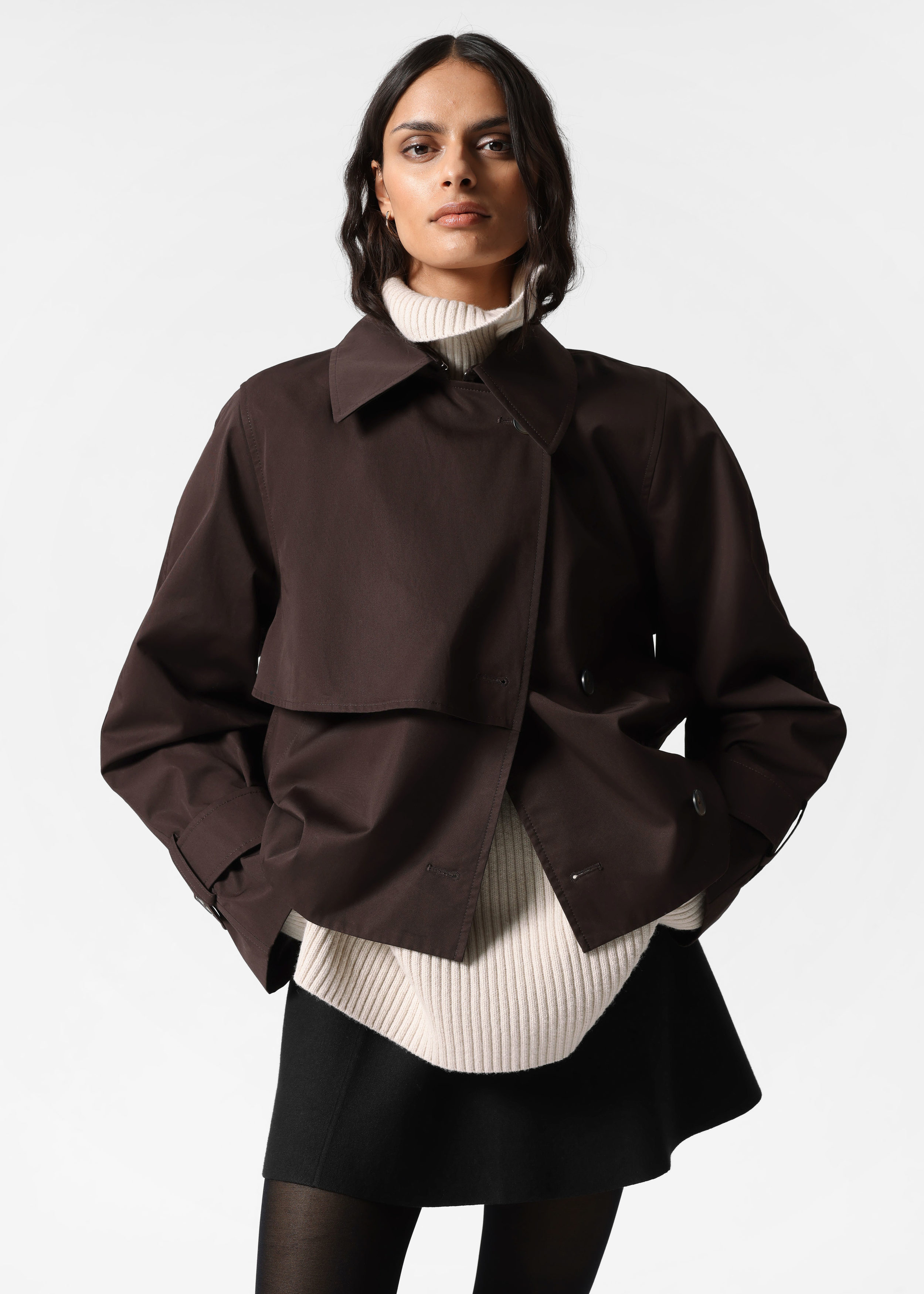 ジャケット・アウター THE CLASIK 22AW 46 SHAWL COLLAR COAT 極美品 ザ クラシック The CLASIK コート 22AW ステンカラー