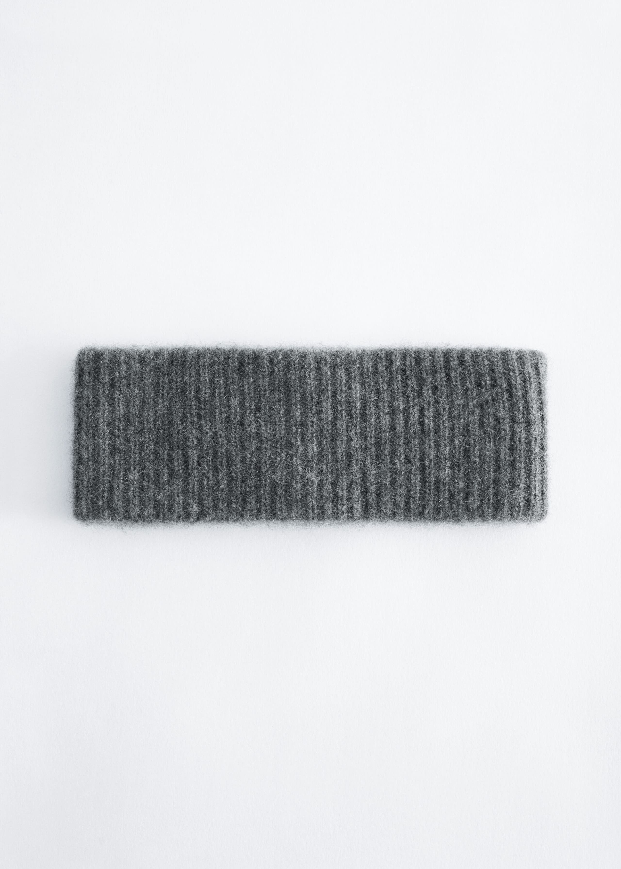 Cashmere Ribbed Headband - Dark Brown - Still Life