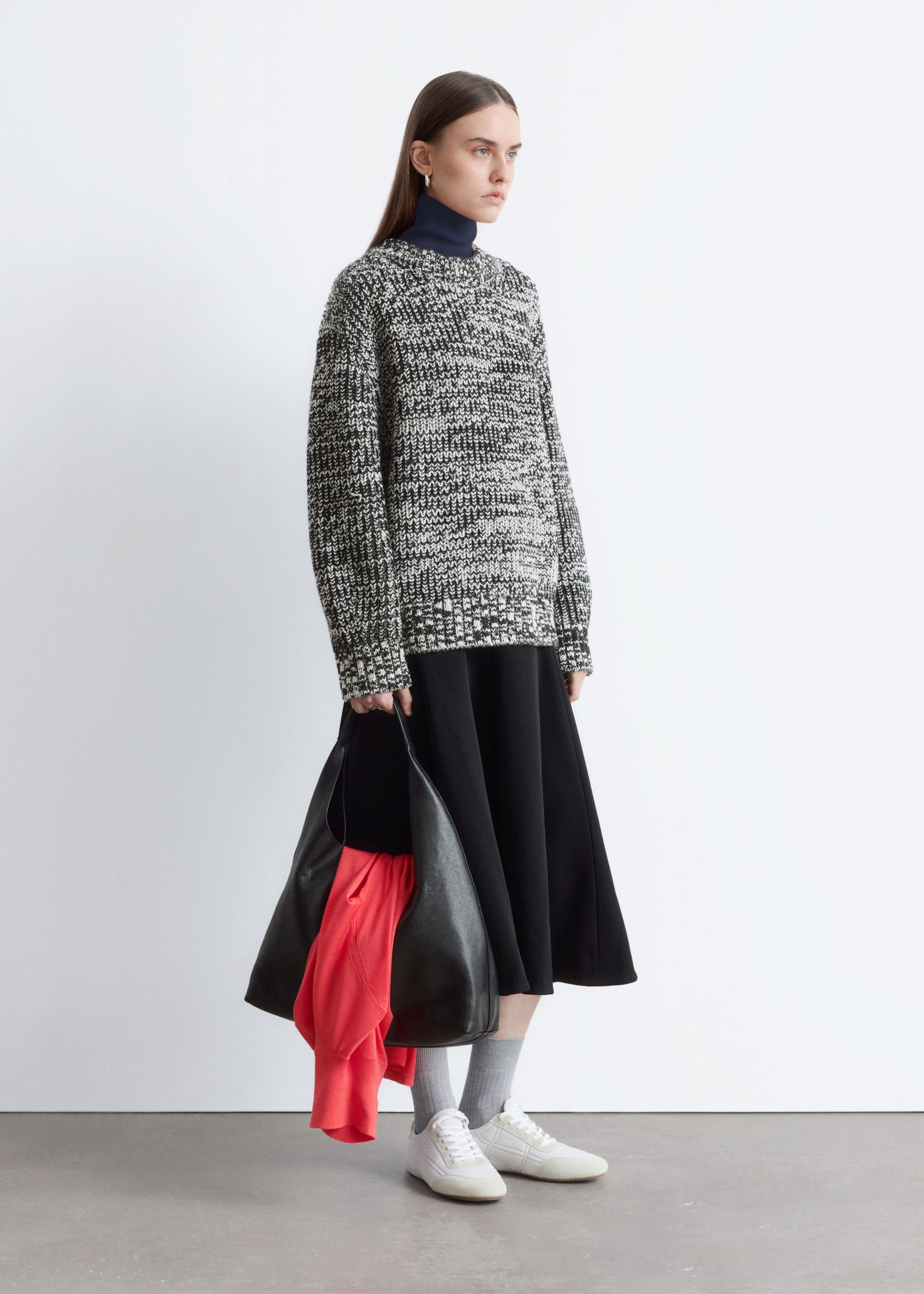 Image of Voluminous Midi Skirt