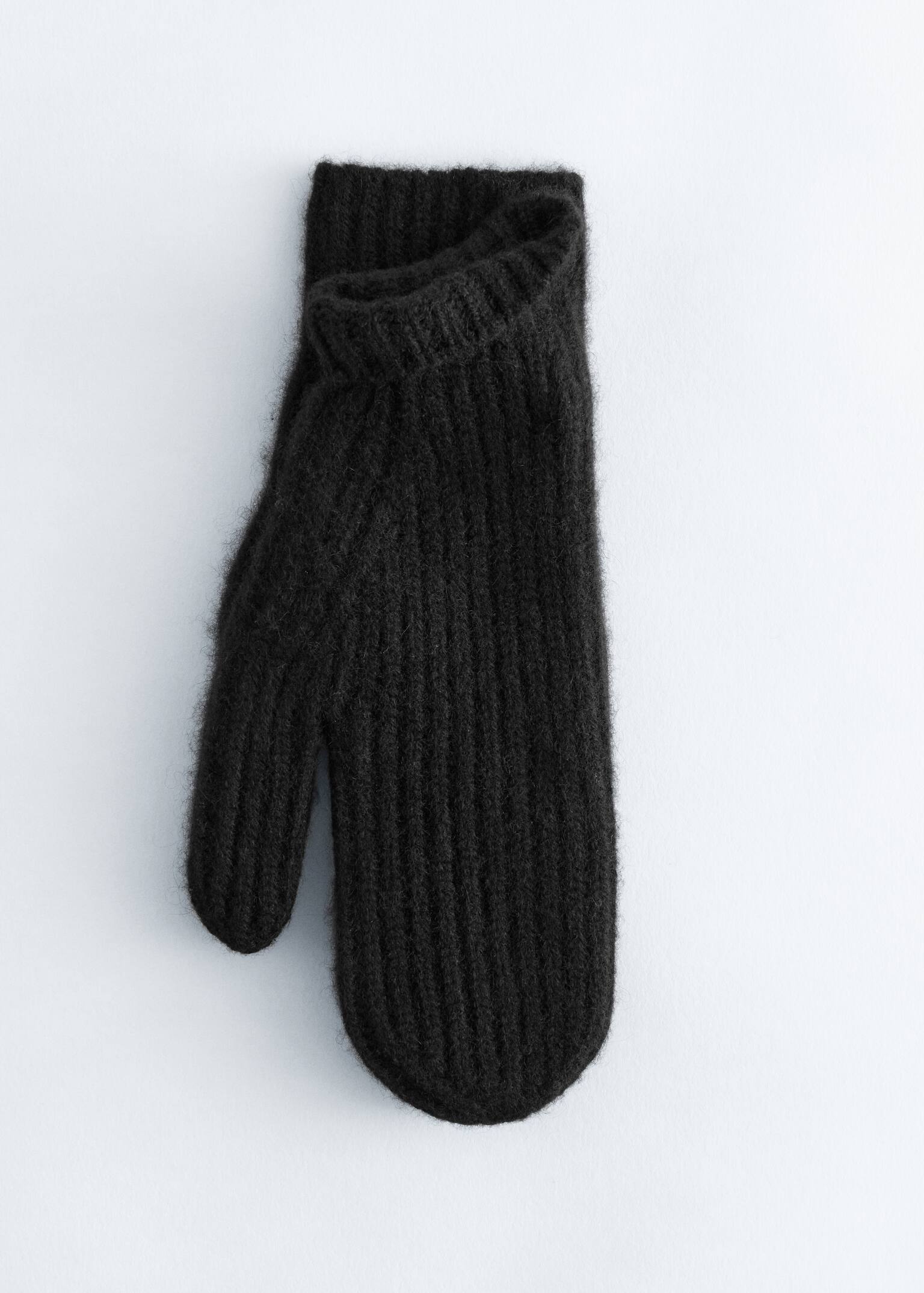 Cashmere Mittens - Černá/Modrá - 3