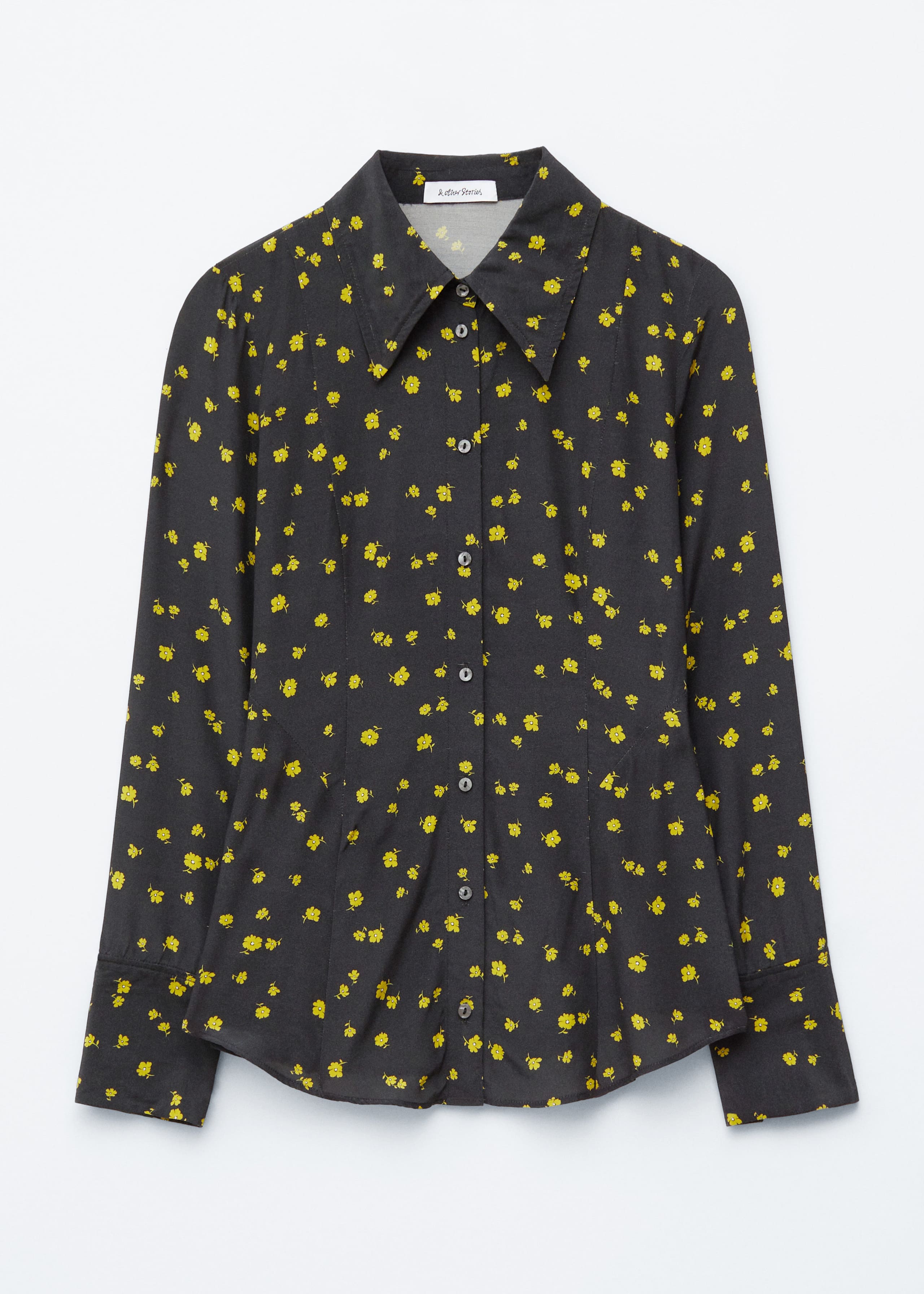 Image of Tapered Silk Shirt