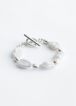 Silver/White