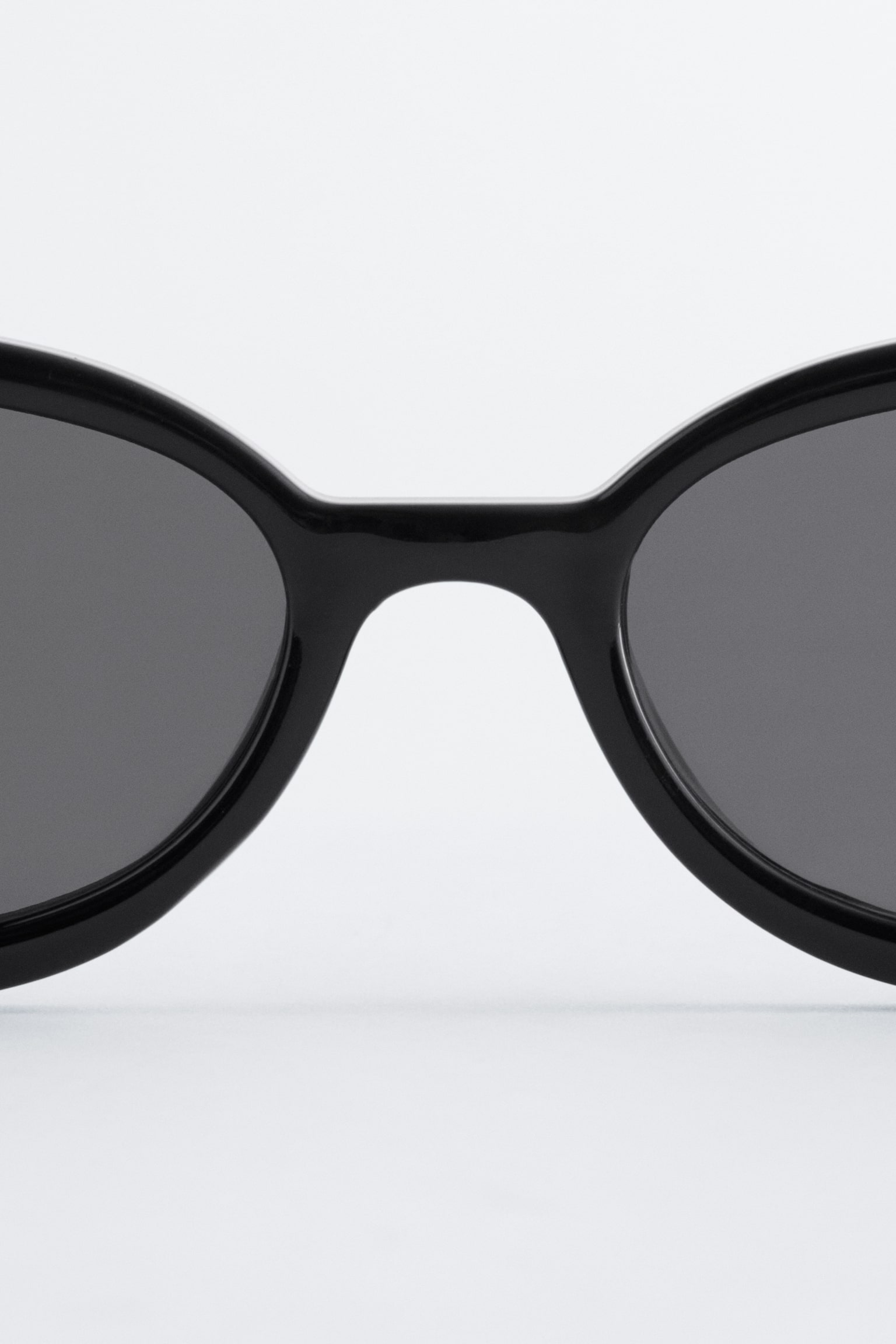 Slanke solbriller med ovalt stel - Sort/Bordeaux - 6