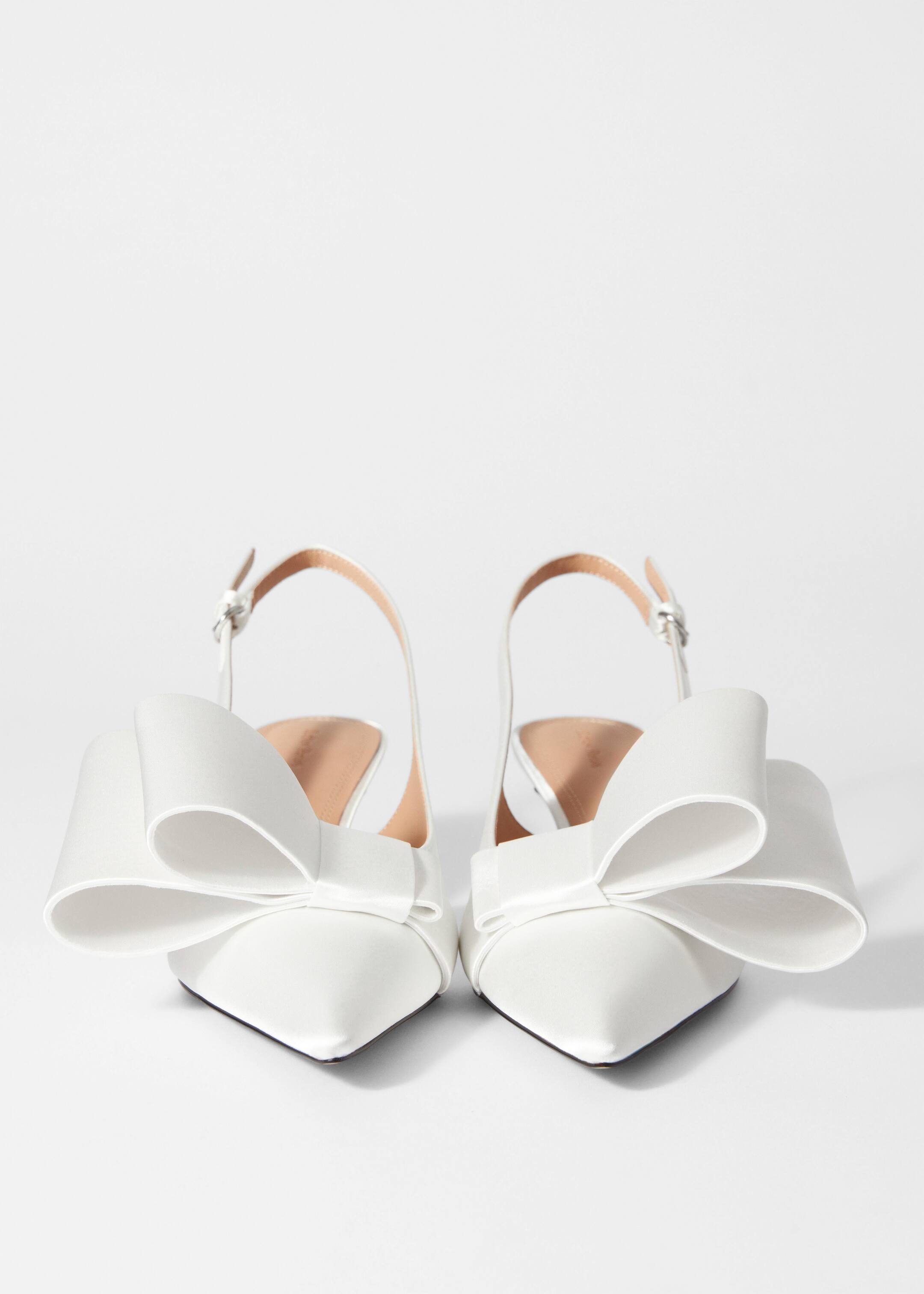Zobrazit větší obrázek: Lodičky ze saténu s mašlí - Bílá - ŽENY | H&M CZ 4