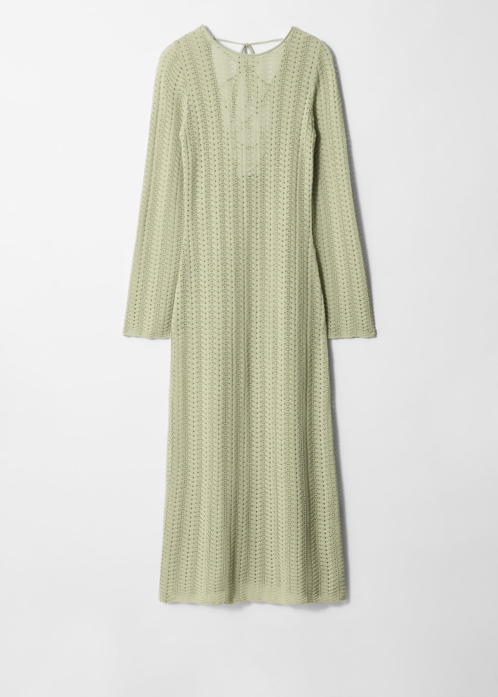 Image of Robe midi en maille pointelle
