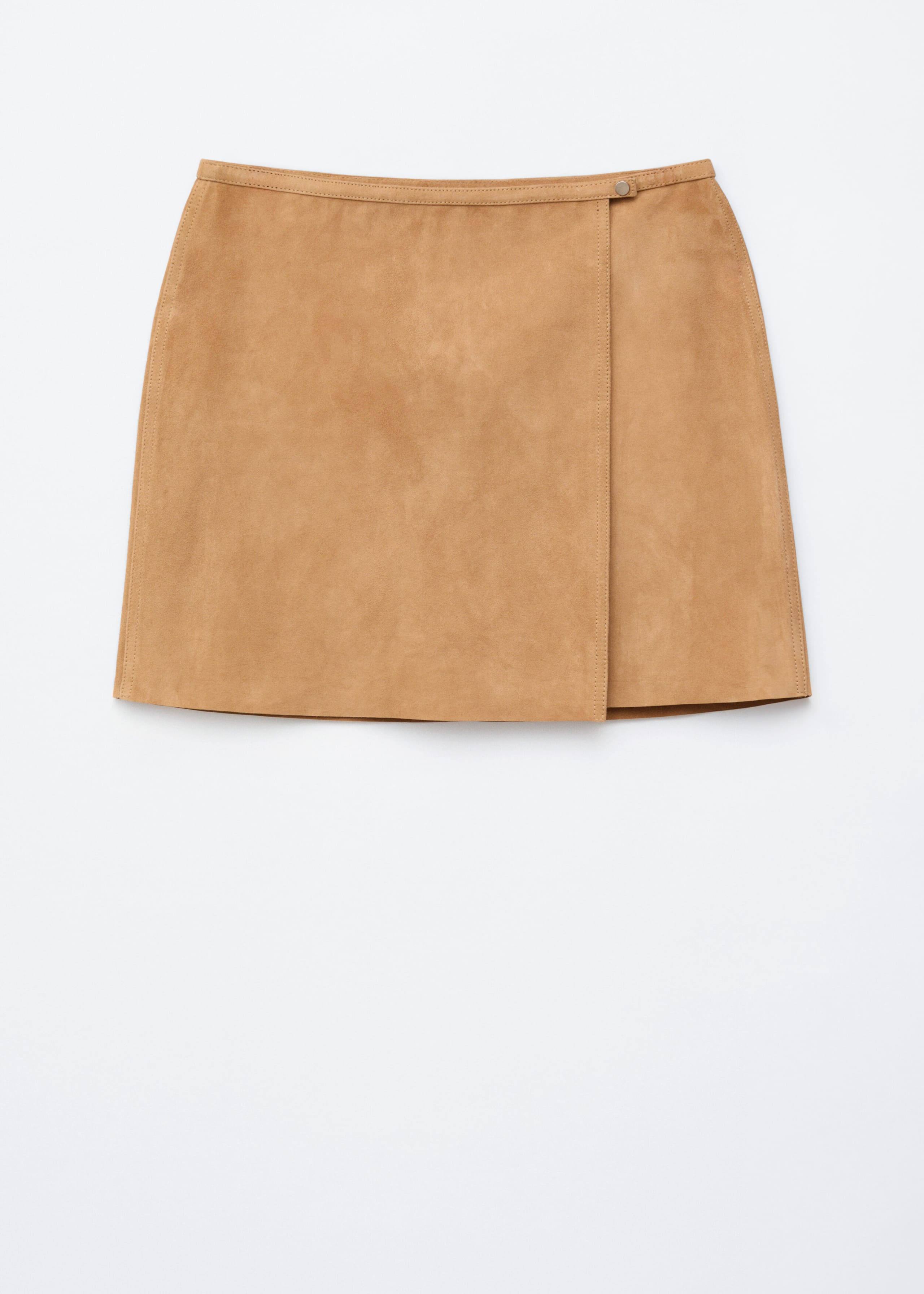 Image of Suede Mini Skirt