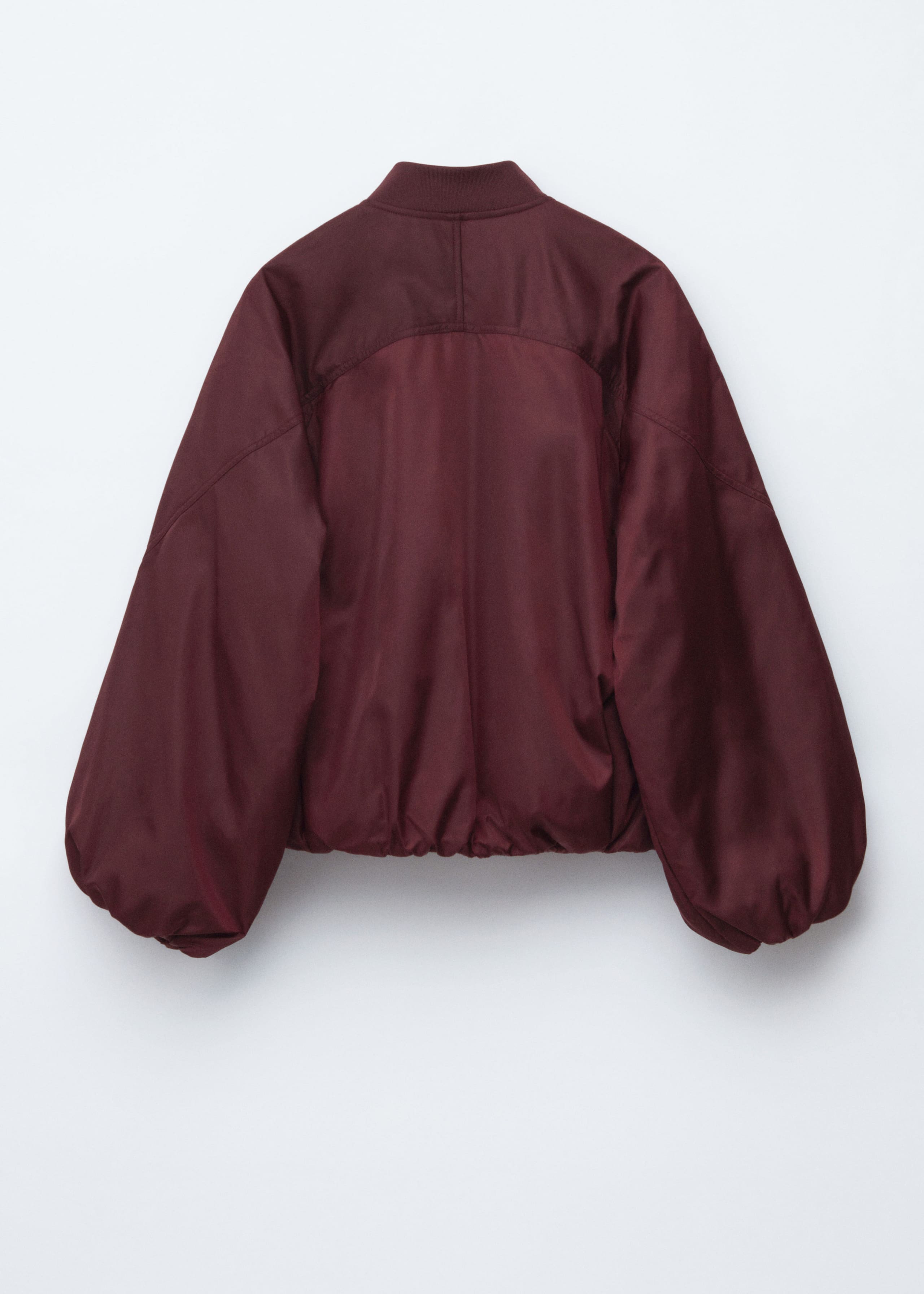 Image of Voluminous-Sleeve Bomber Jacket