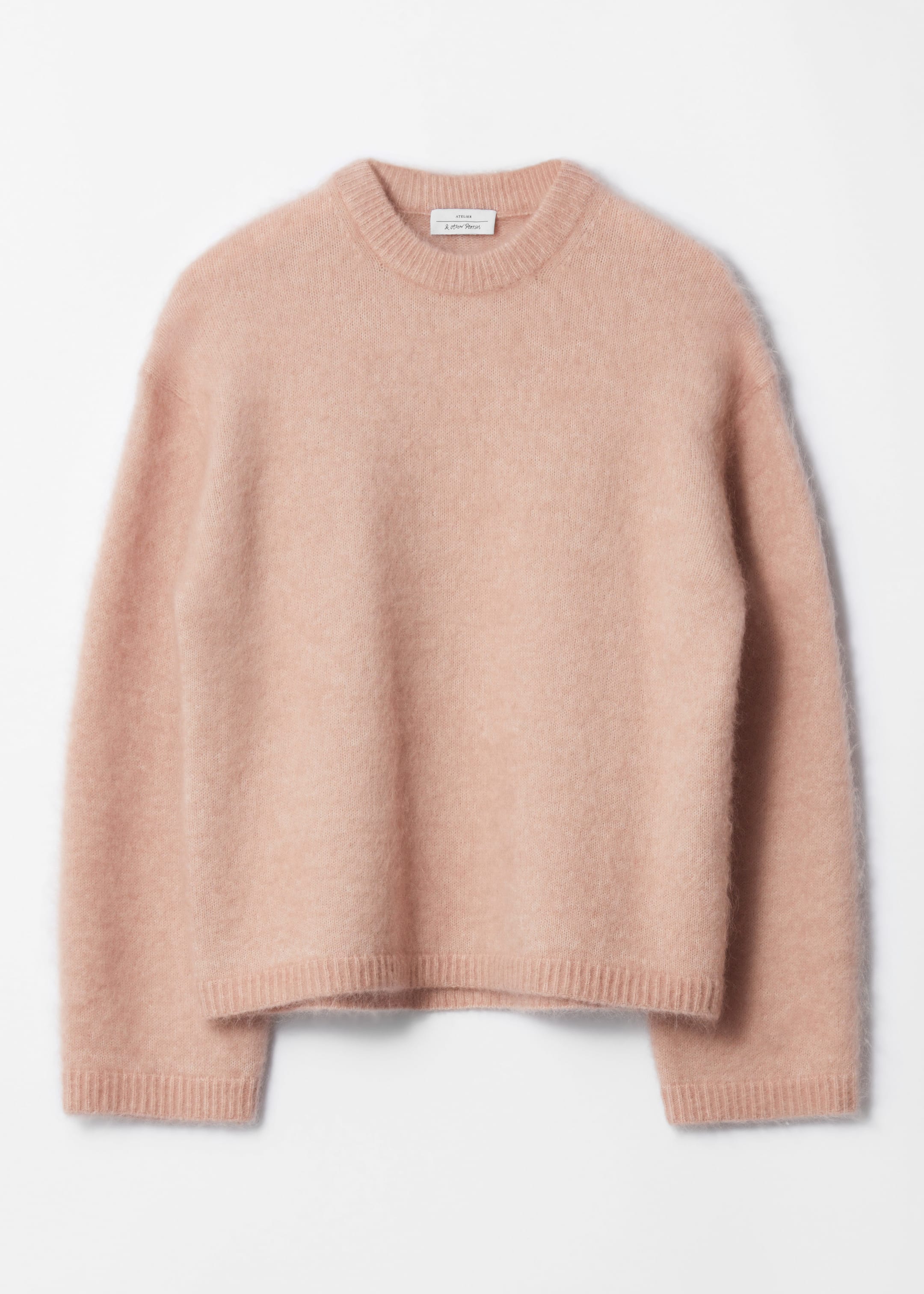 Visa större bild: Tröja i mohairblandning - Beige - DAM | H&M FI 1