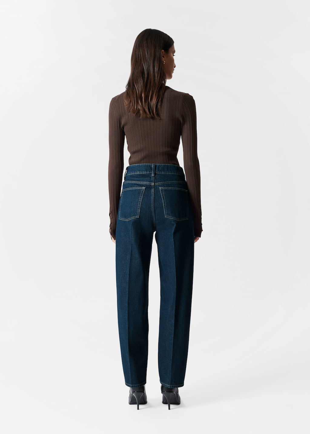 Haut côtelé - Couleur crème - Lookbook