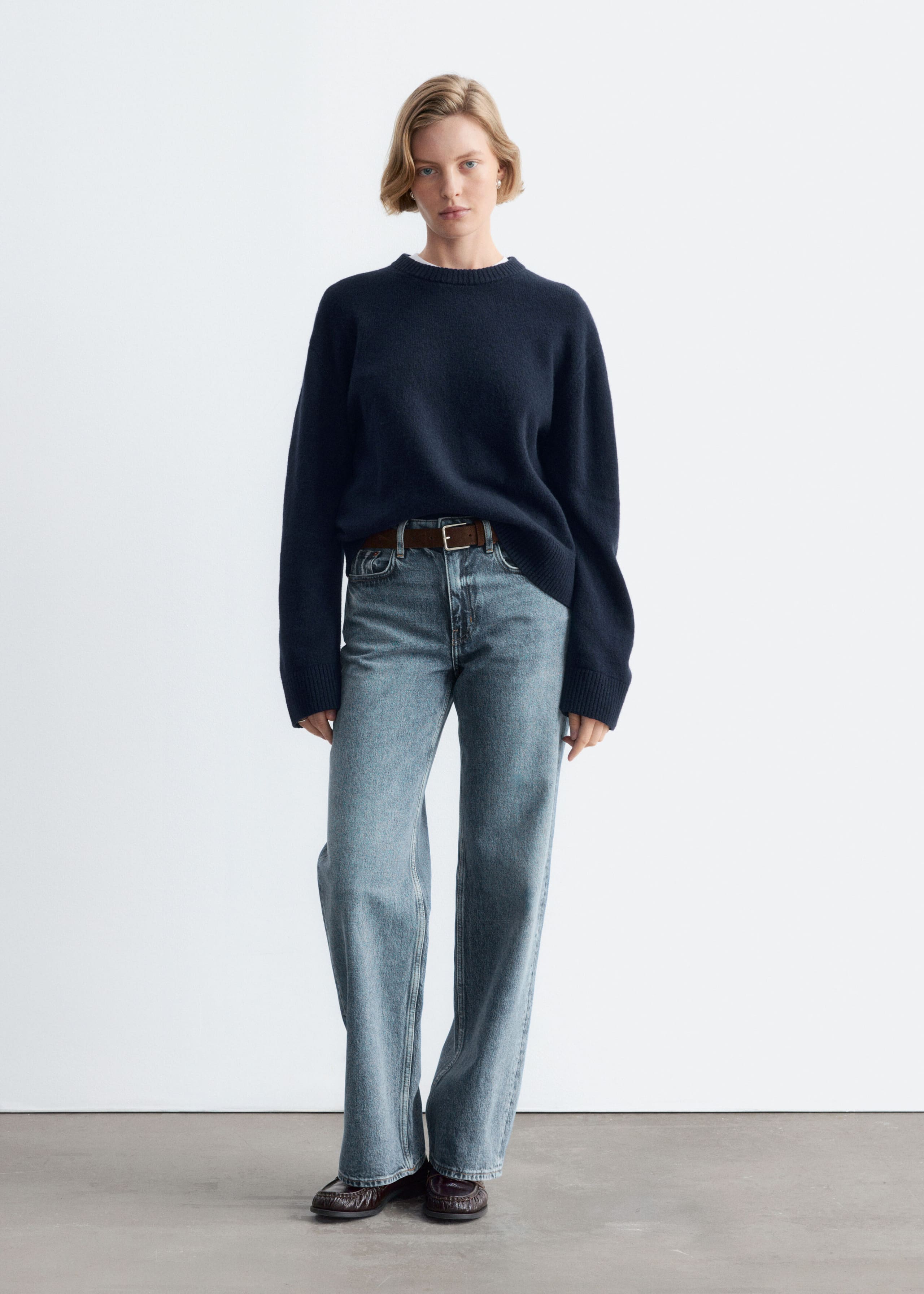 Pull en maille - Bleu foncé - Still Life