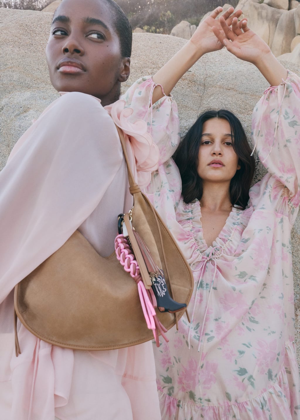 Image of Fringed Suede Shoulder Bag