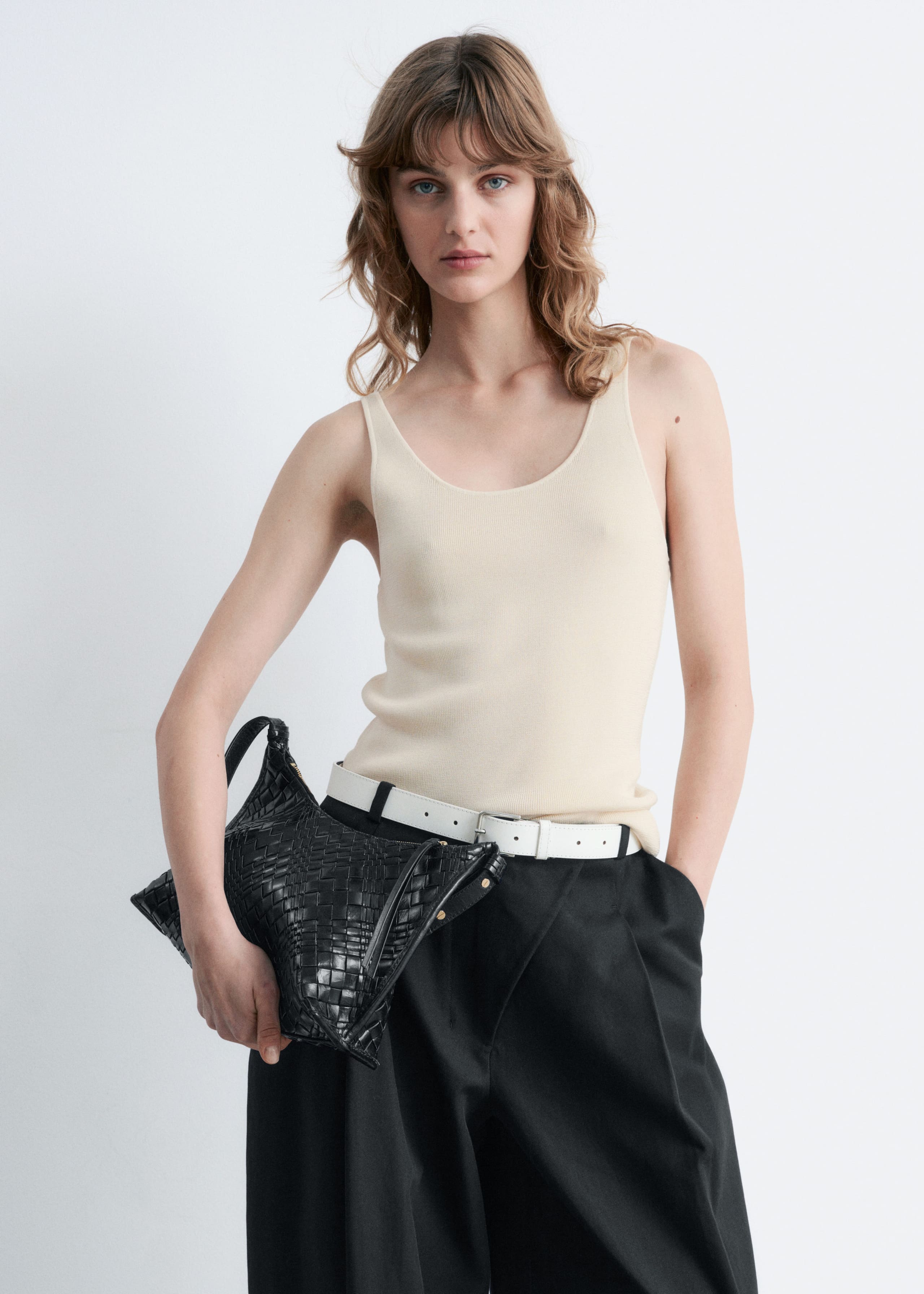 Image of Scoop-Neck Tank Top