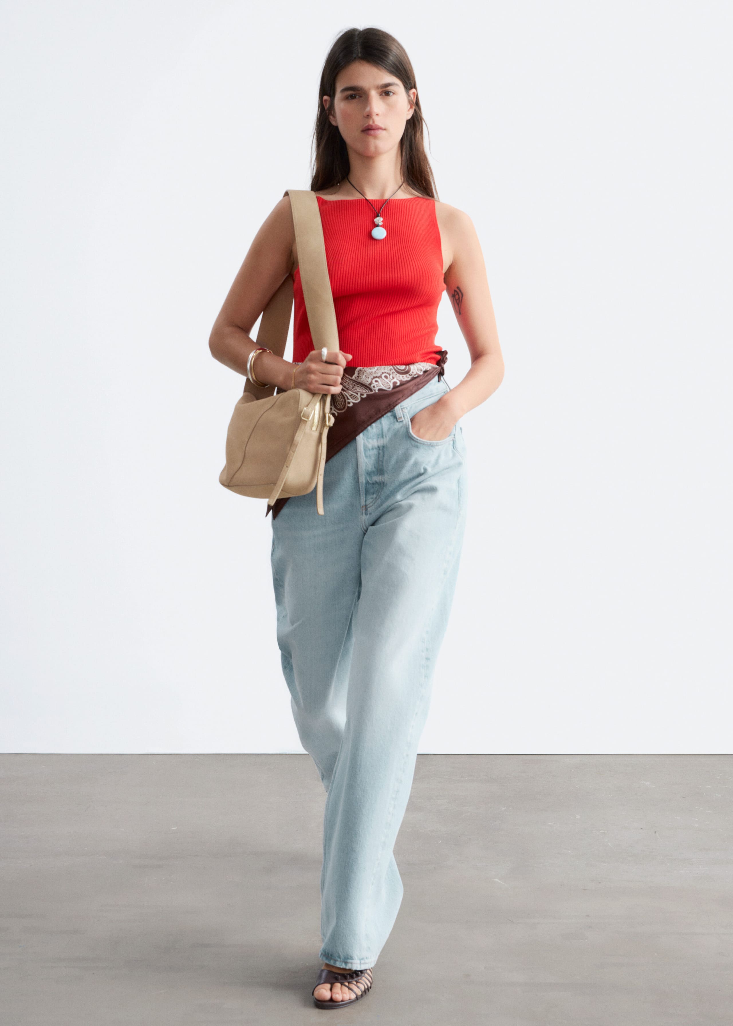 Image of Rib-Knit Tank Top