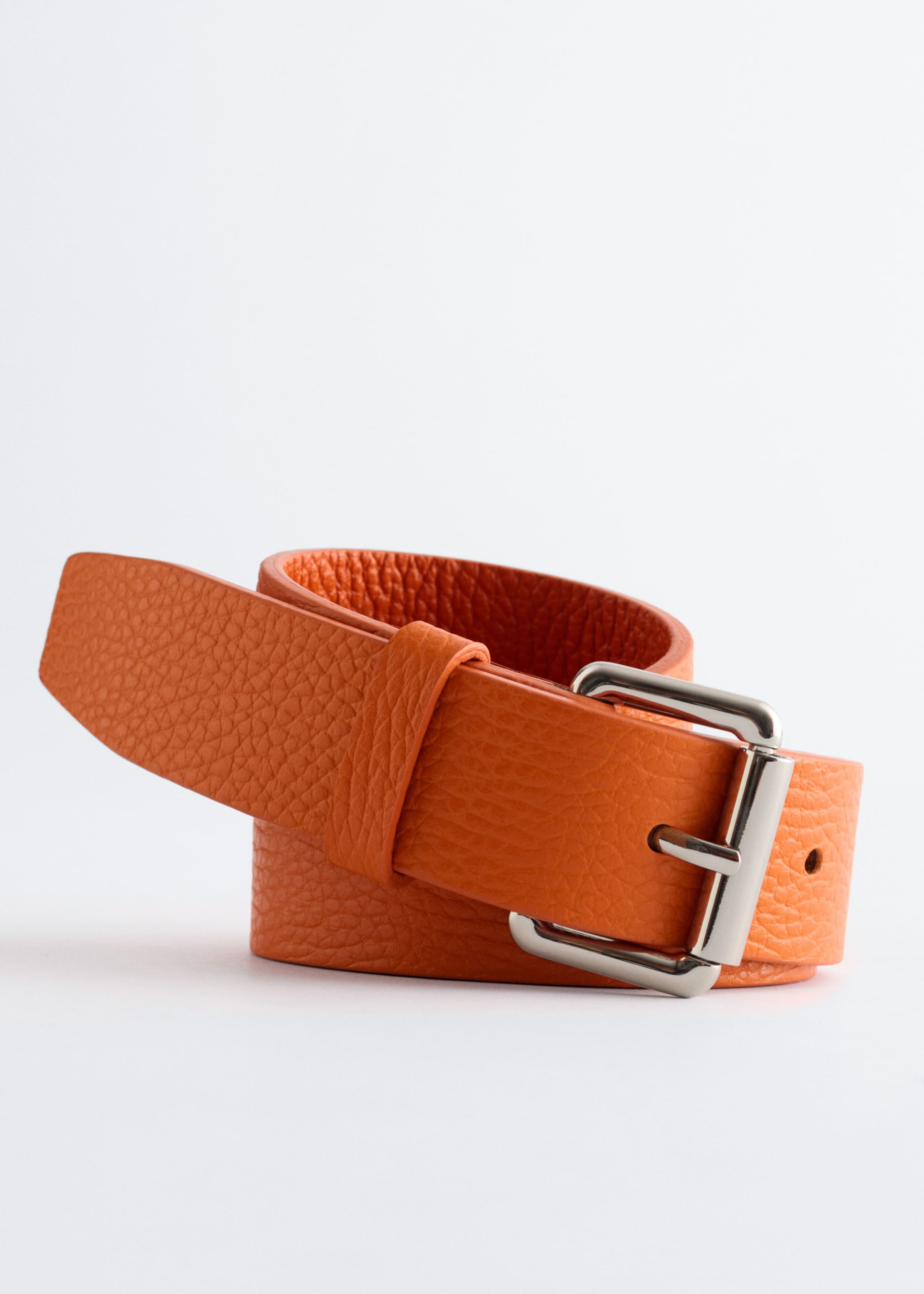 Image of Textured Leather Belt