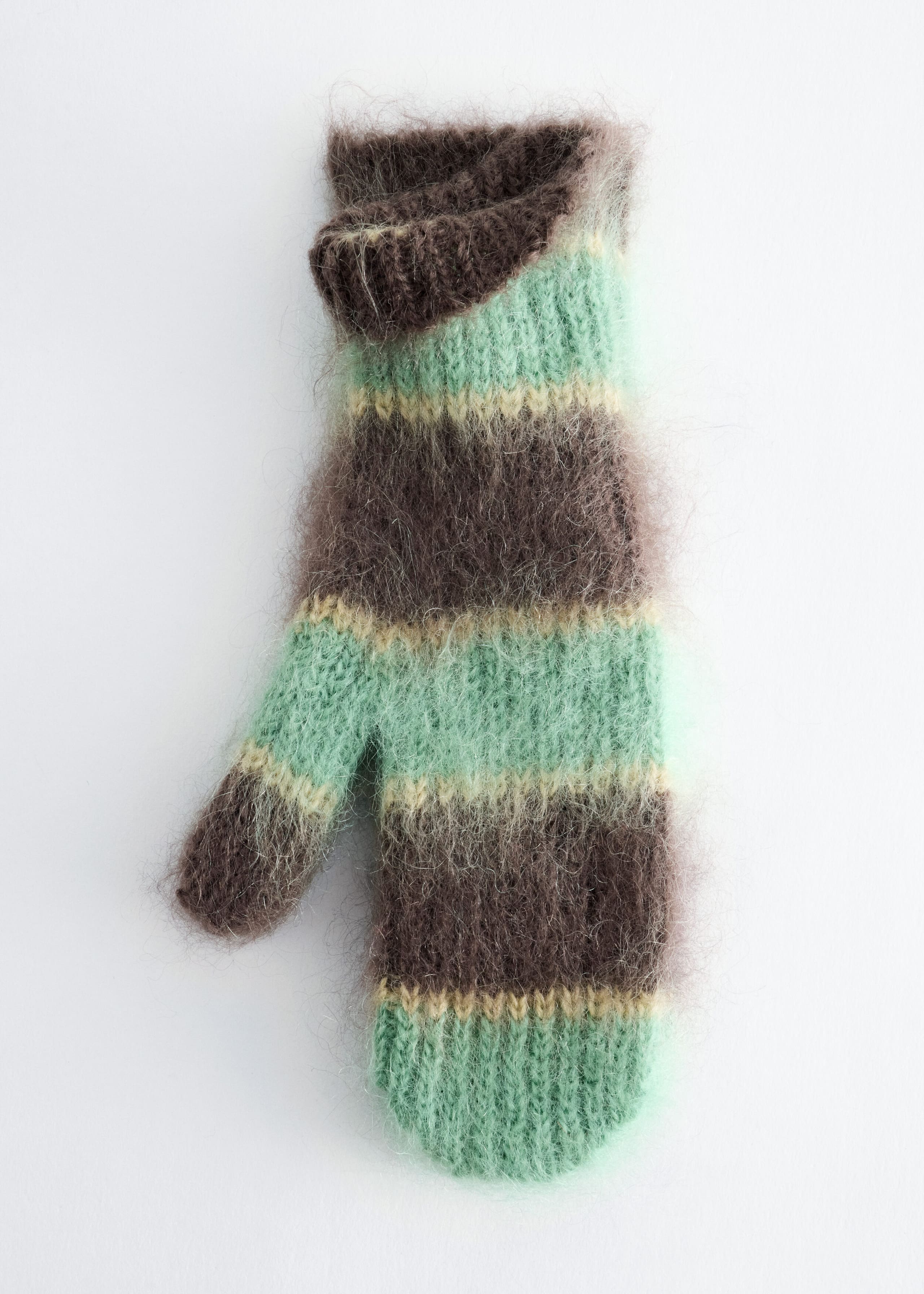 Mohair-Wool Mittens - {{variantName}} - Descriptive Detail