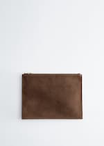 Cuir suédé marron