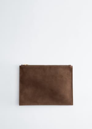 Cuir suédé marron