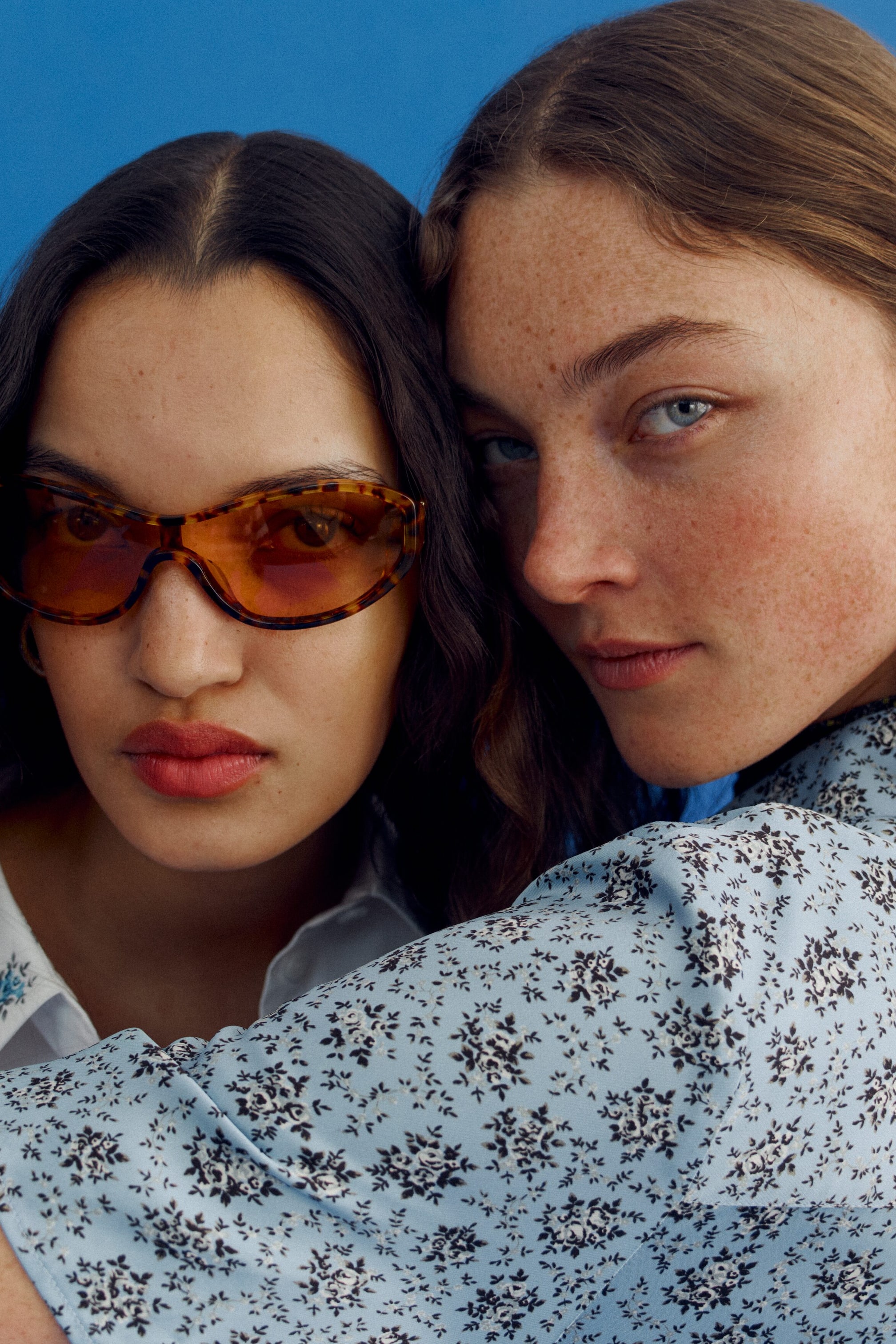Ver imagem maior: Óculos de sol ovais em acetato - Tartaruga Laranja - SENHORA | H&M PT 1