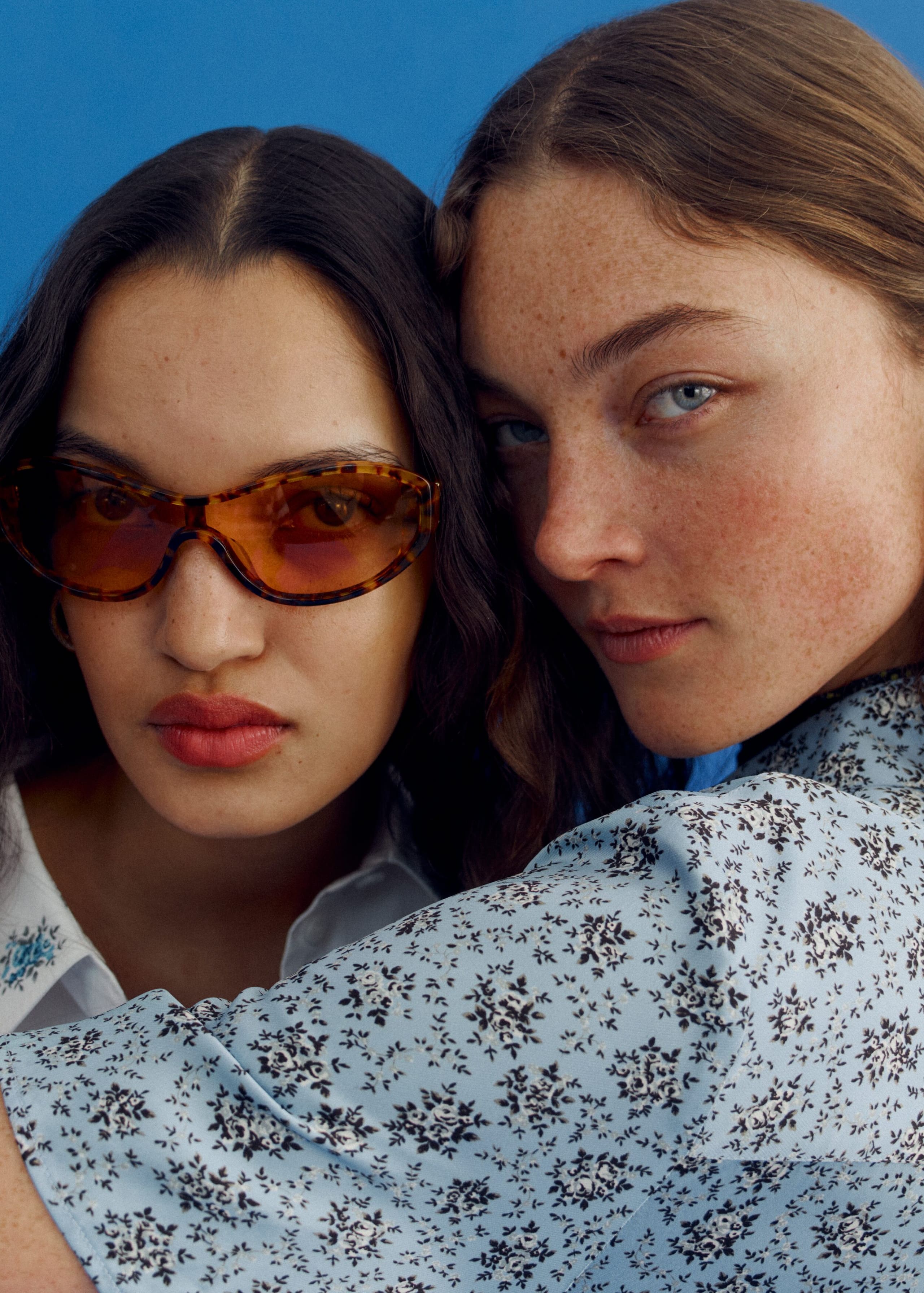 Image of Oval Acetate Sunglasses