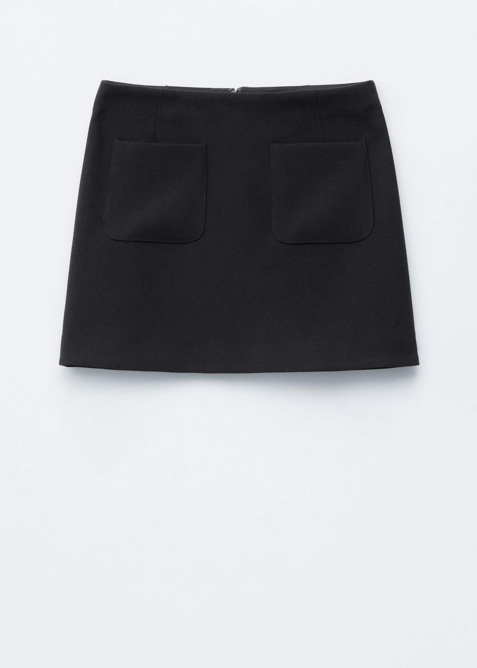 A-line Mini Skirt - Black - 2
