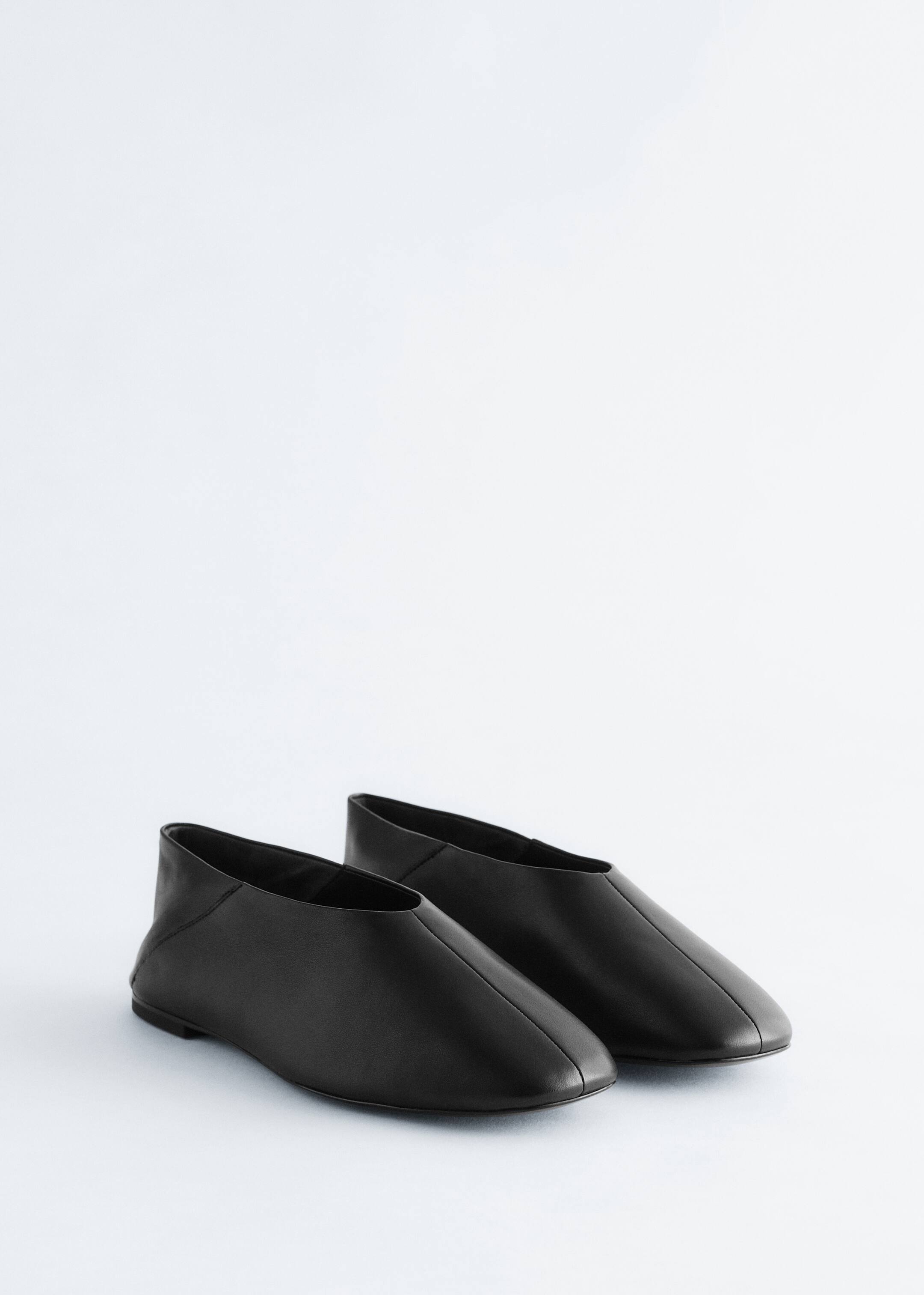 Grotere afbeelding bekijken: Leren ballerina's - Zwart - DAMES | H&M NL 3