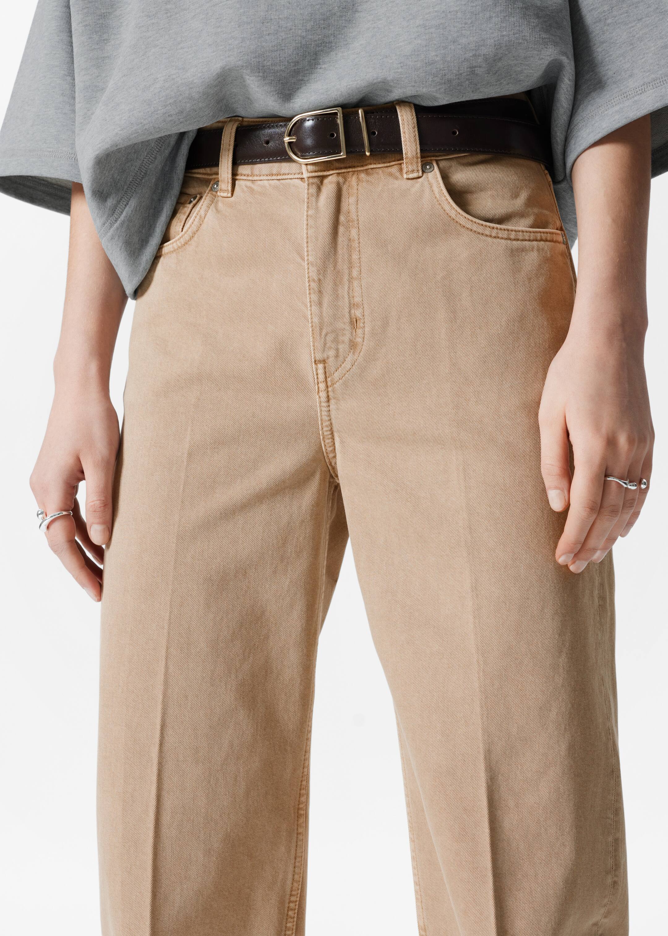 Größeres Bild anzeigen:  Tapered Jeans - Beige - Ladies | H&M AT 3