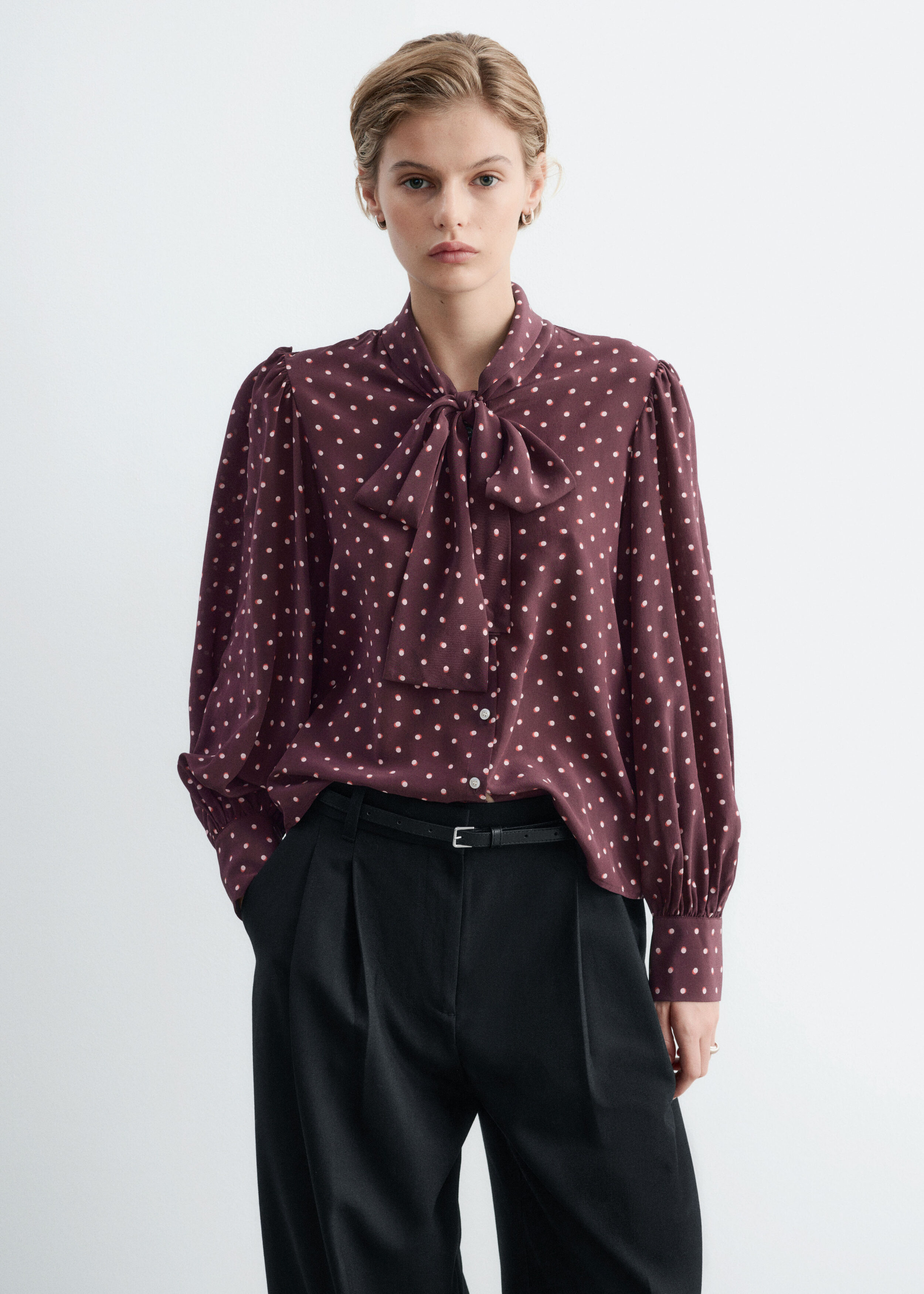 Printed Silk Scarf Blouse by & Other Stories