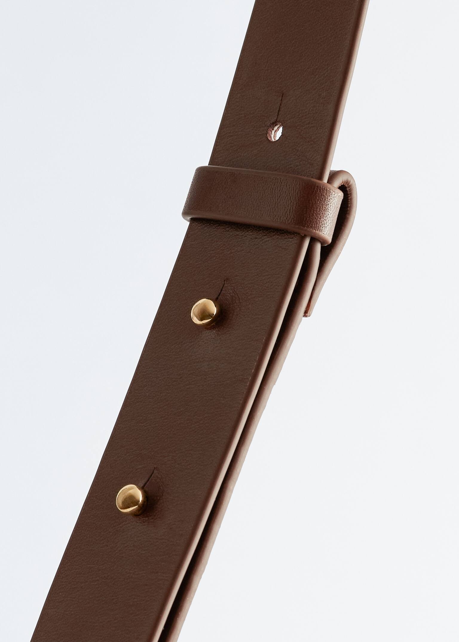 Skuldertaske i ruskind - Brunt ruskind/Sort ruskind - 3