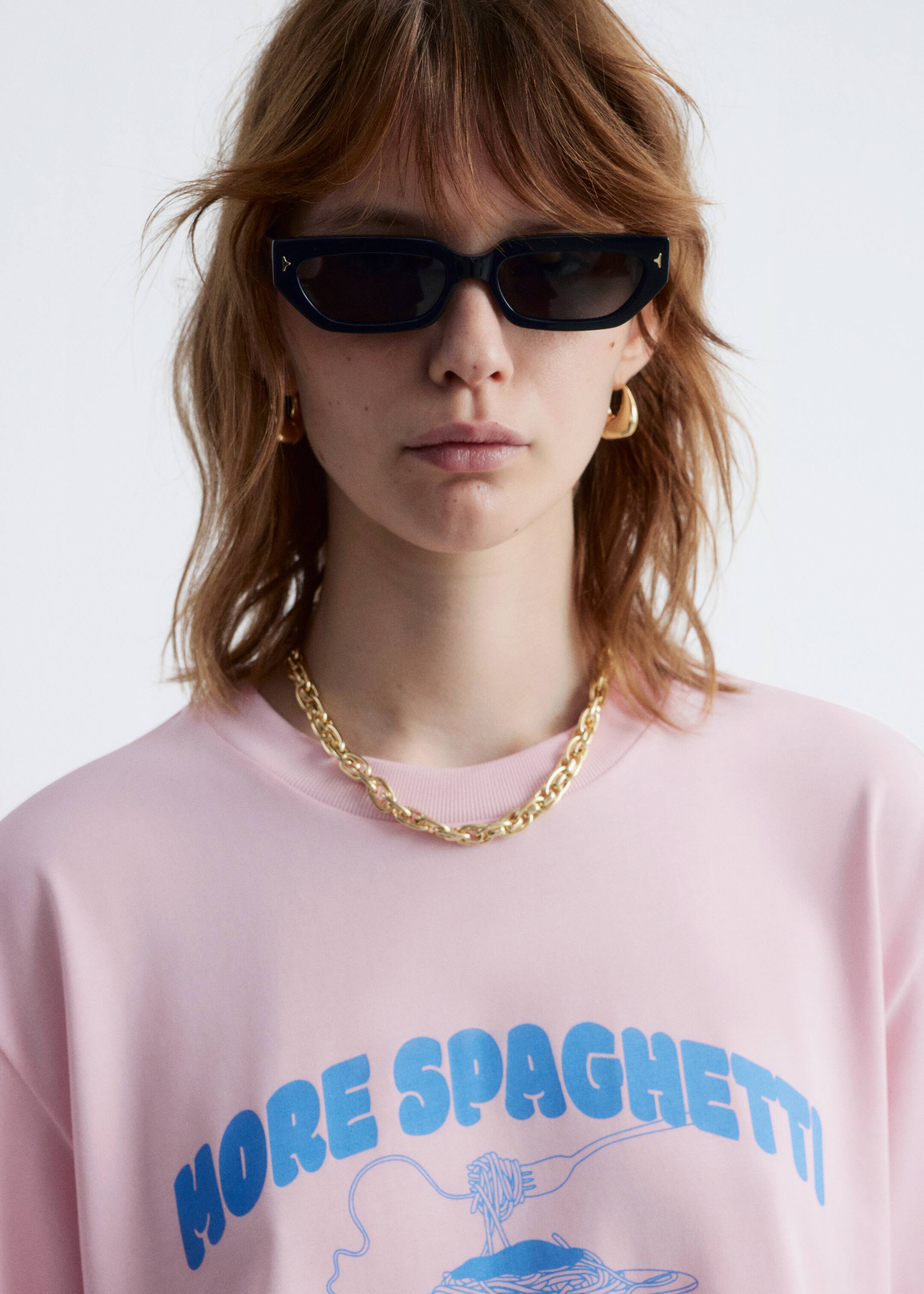 Visualizza immagine più grande: T-shirt oversize con stampa - Stampa rosa - DONNA | H&M IT 2