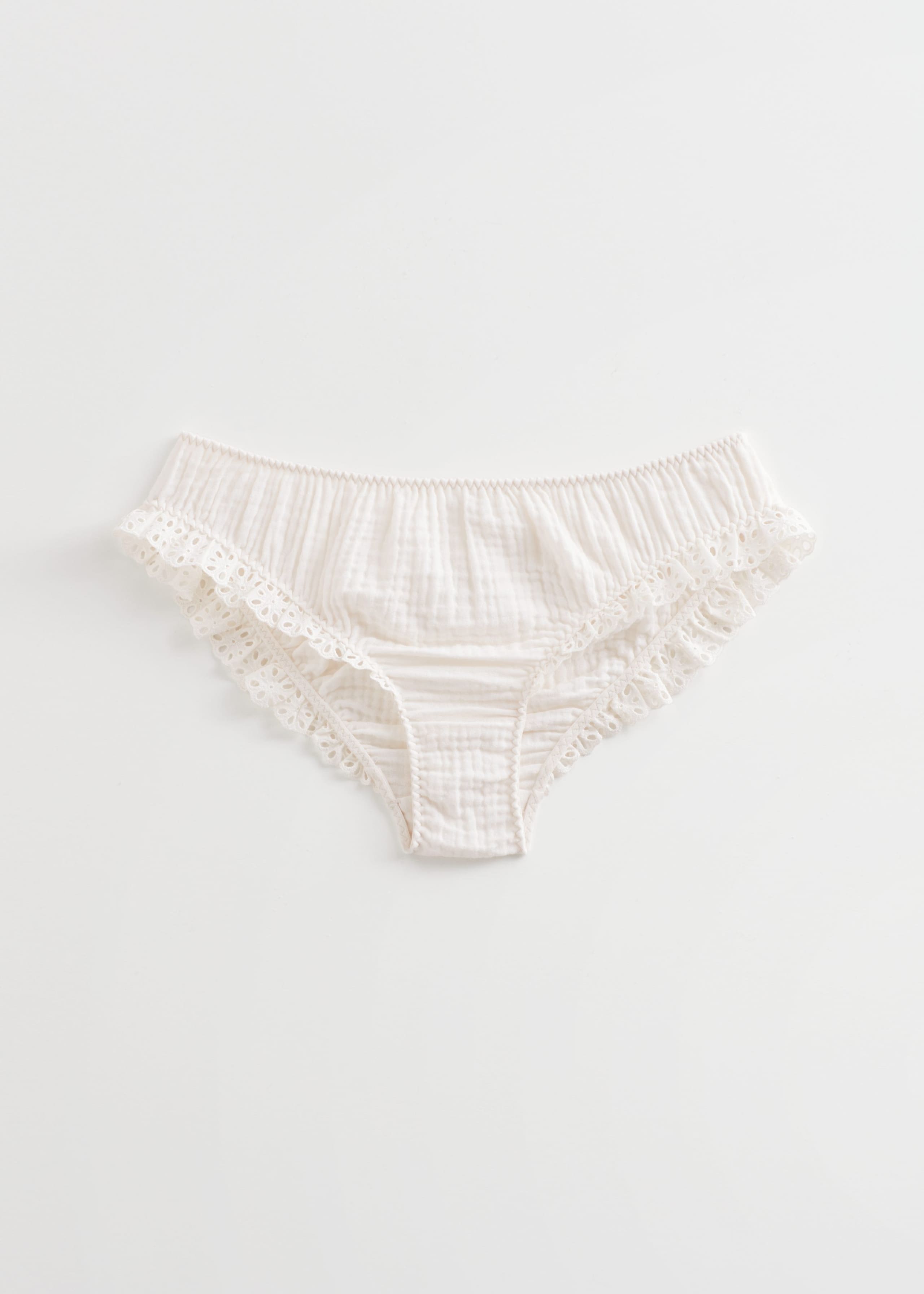 Embroidered Briefs - Dusty Pink - Natura morta