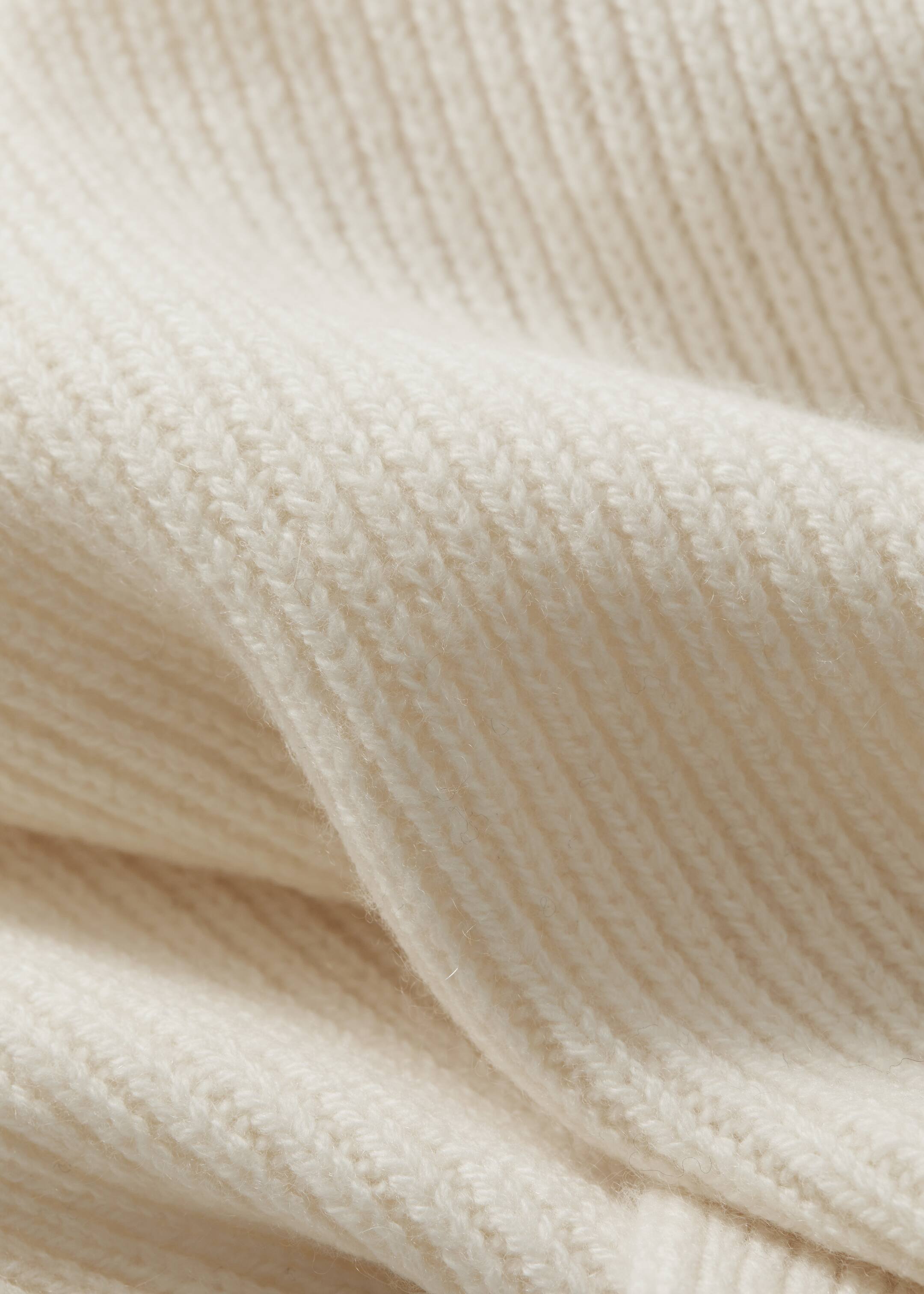 Größeres Bild anzeigen: Kapuzenschal aus Wolle - Creme - Ladies | H&M AT 4