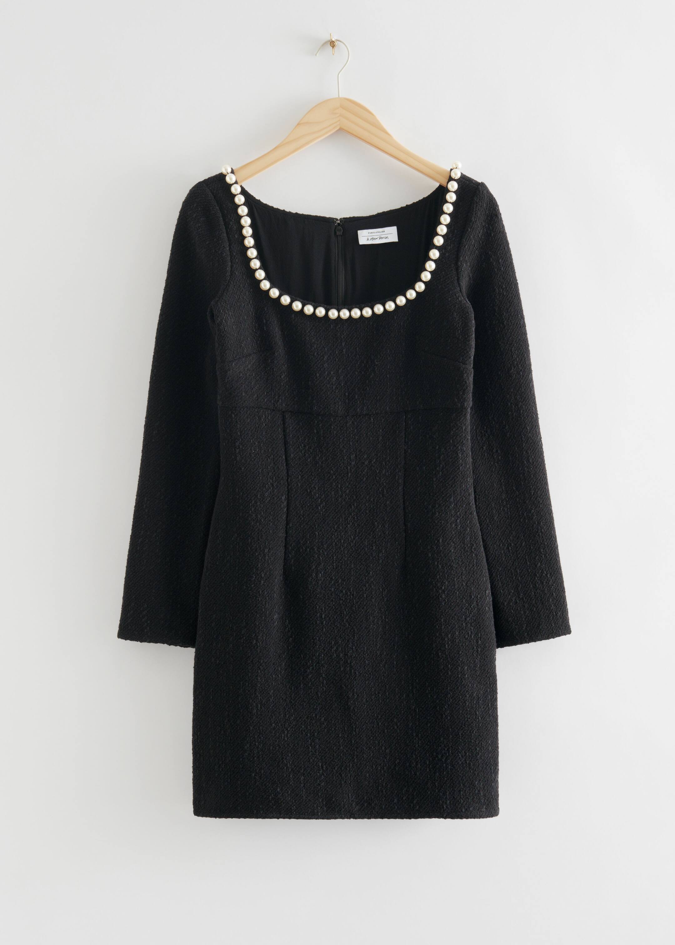 View larger image: Pearl Embellished Mini Dress - Black - Ladies | H&M GB 1