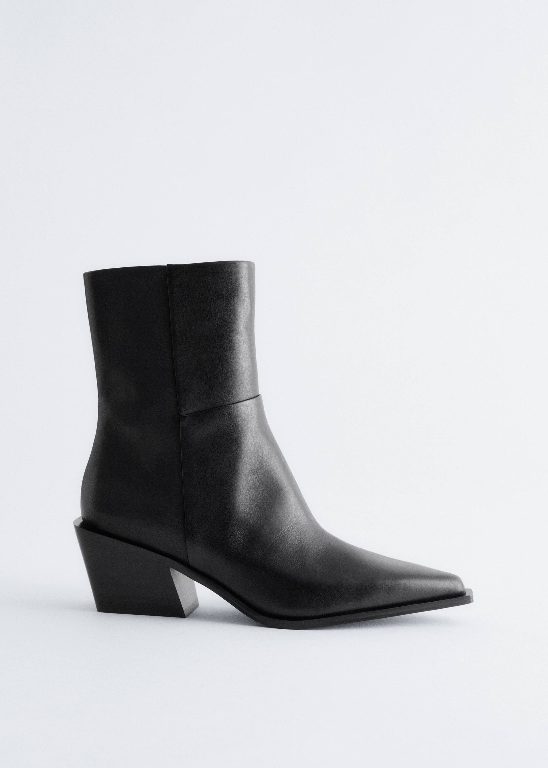 View larger image: Sleek Leather Cowboy Boots - Black - Ladies | H&M GB 3