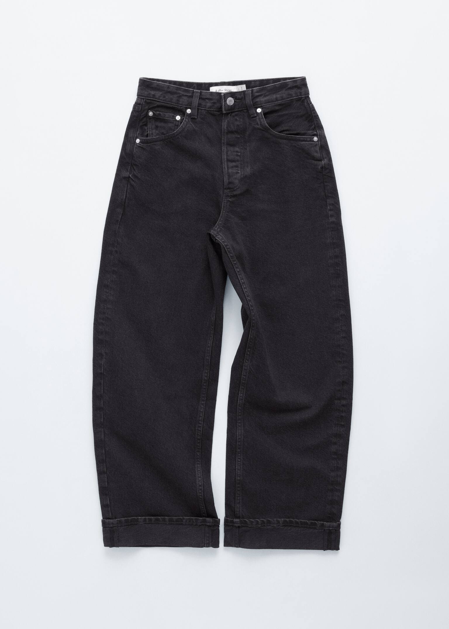 Jeans barrel - Nero/Azzurro/Marrone scuro